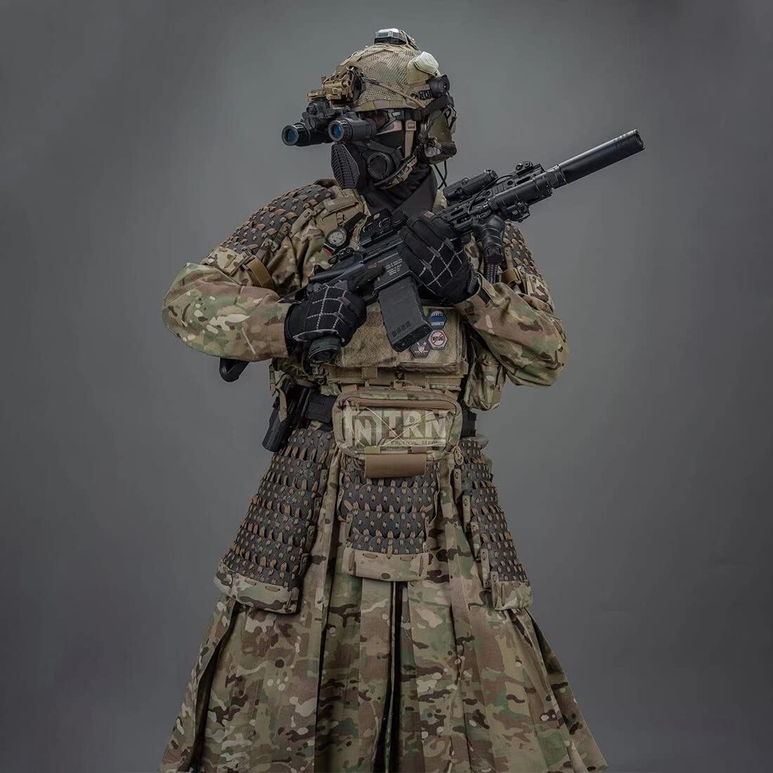 Samurai Tactical Armor, Tactical Gear Non-slip Shoulder Armors Protector (without Vest)