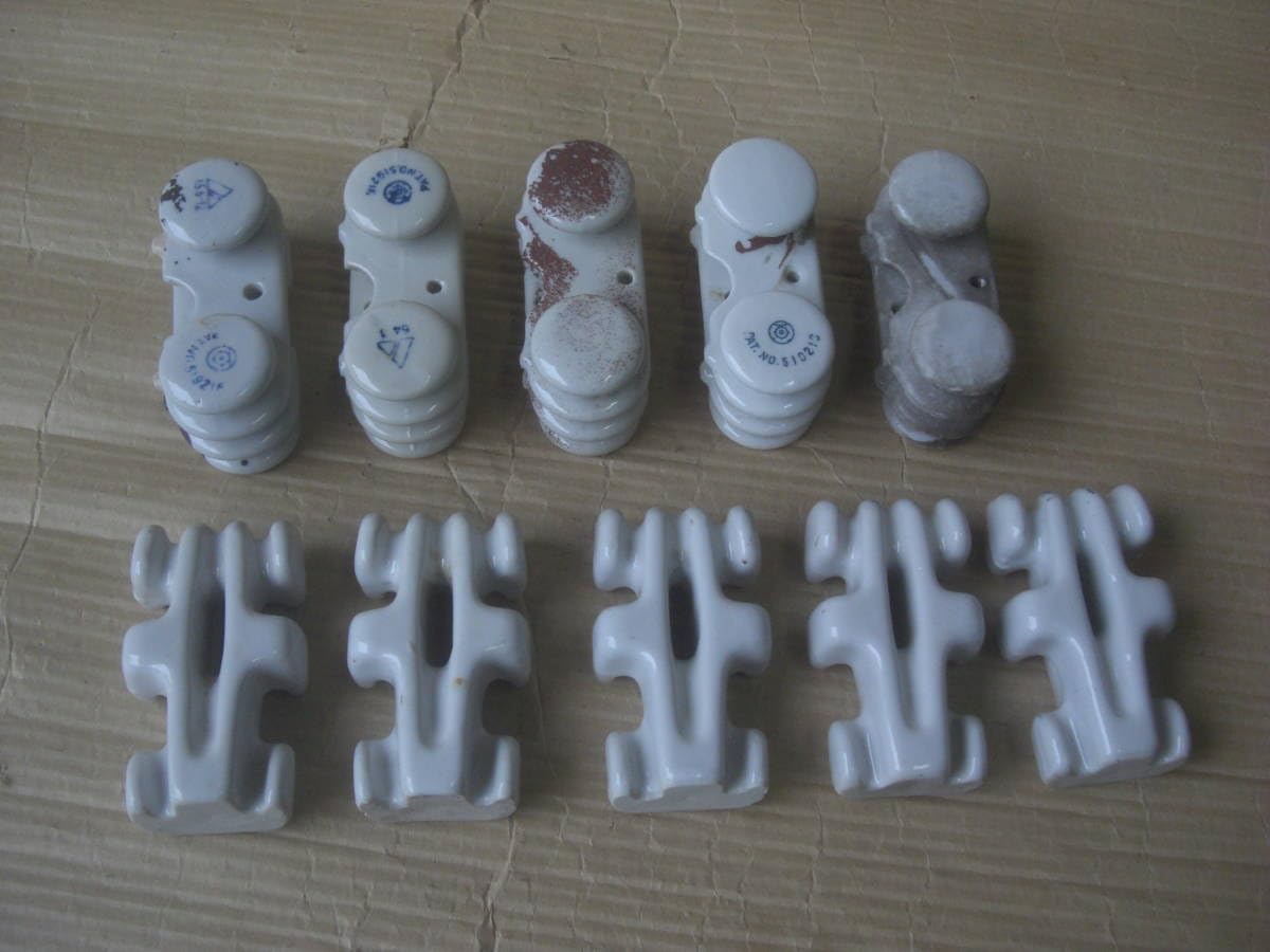 30個 昭和レトロ 碍子 複数ありますので追加可能。購入前にお知らせ