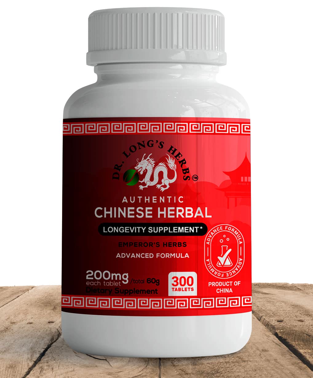 Dr. Long's Authentic Chinese Herbal Longevity Supplement - Advanced Formula - Achieving Longevity, While Improving Quality of Life That You Care. Enhance Longevity, Anti-Aging. Tested for 1000+ Years