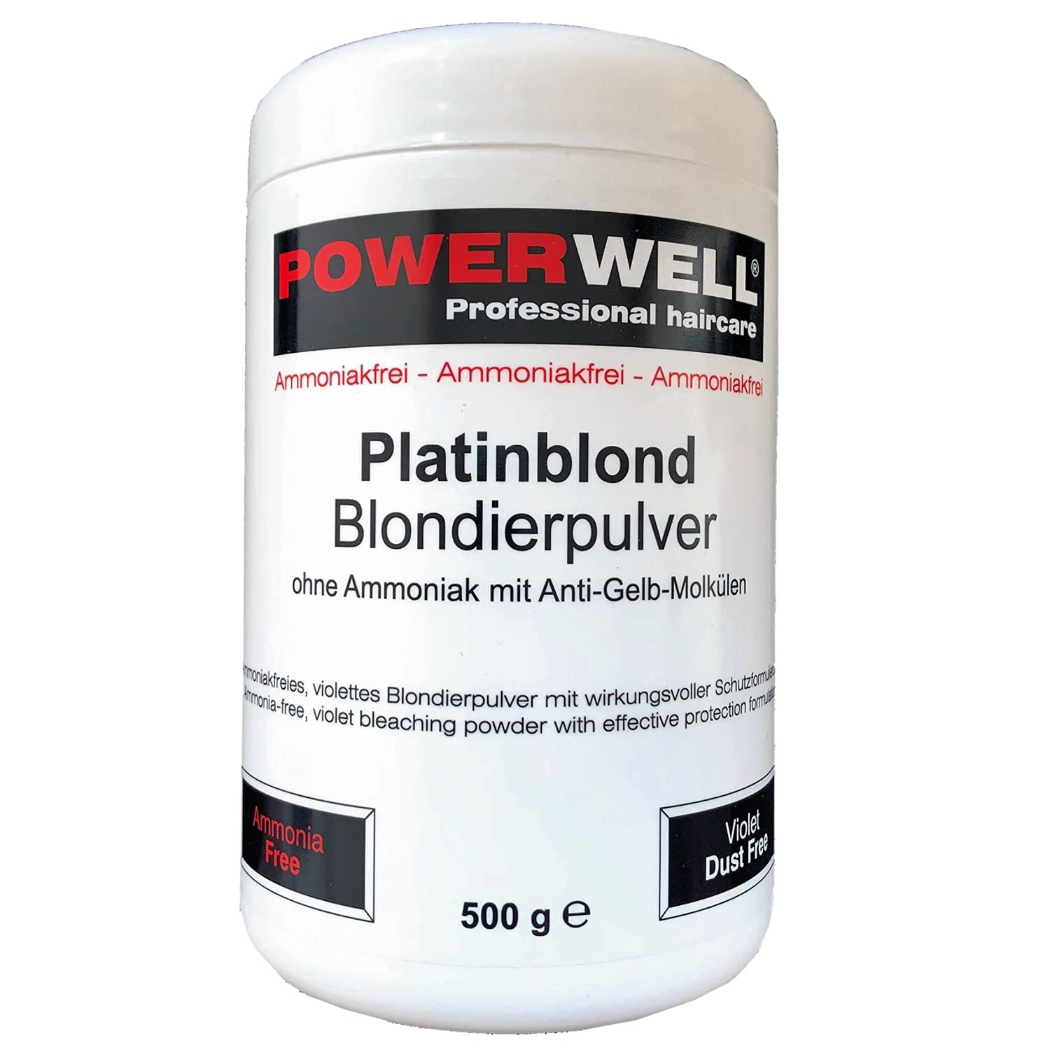 PowerWell Bleaching Powder Blondierpulver Blondierung ohne Ammoniak Anti Gelb