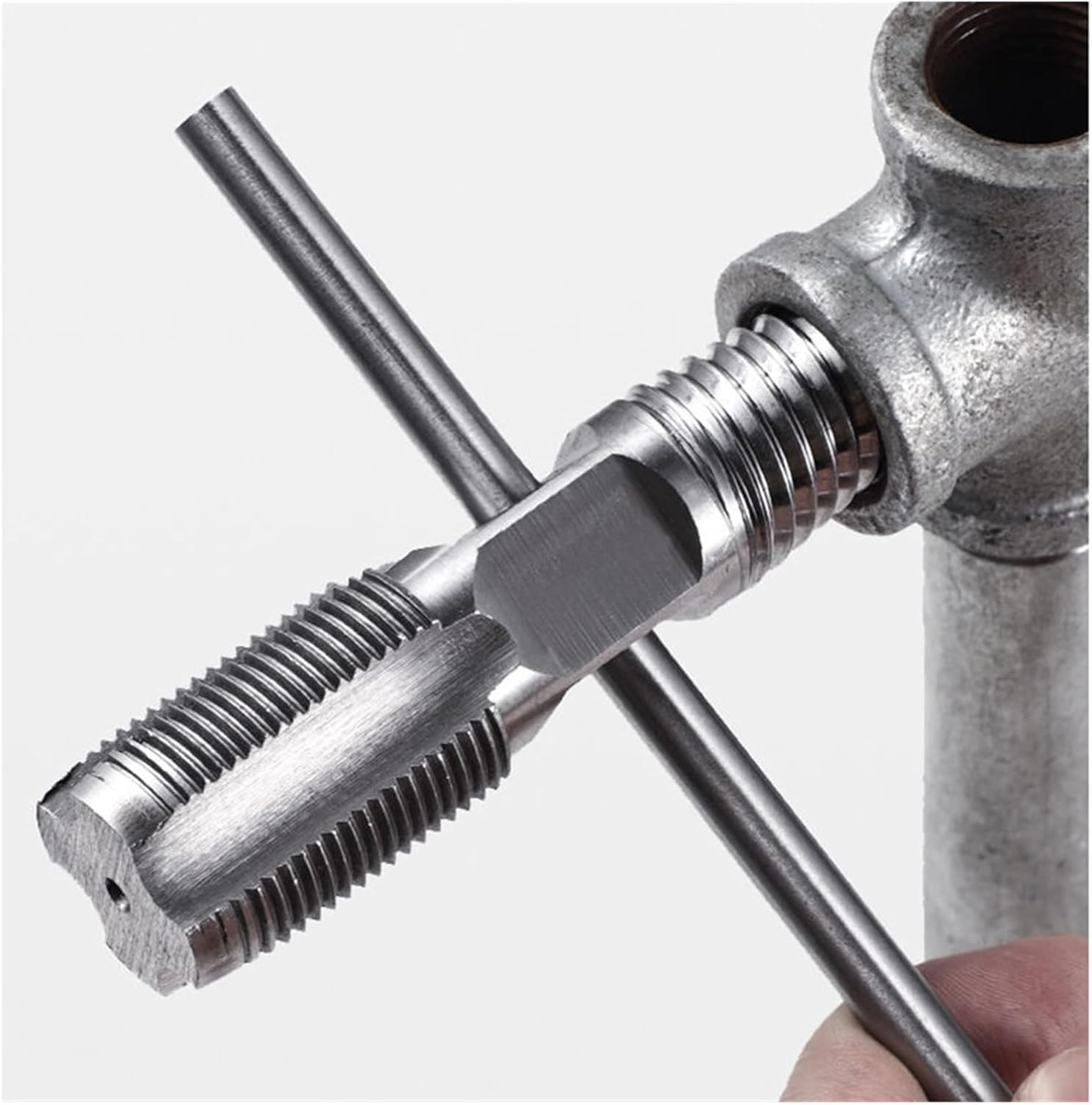 SBTRKT Double Head Screw Extractor Drill Bits Set Damaged Water Pipe Broken Bolt Screws Remover Tools Faucet Valve Thread Repair Taps (Color : 6 Points)