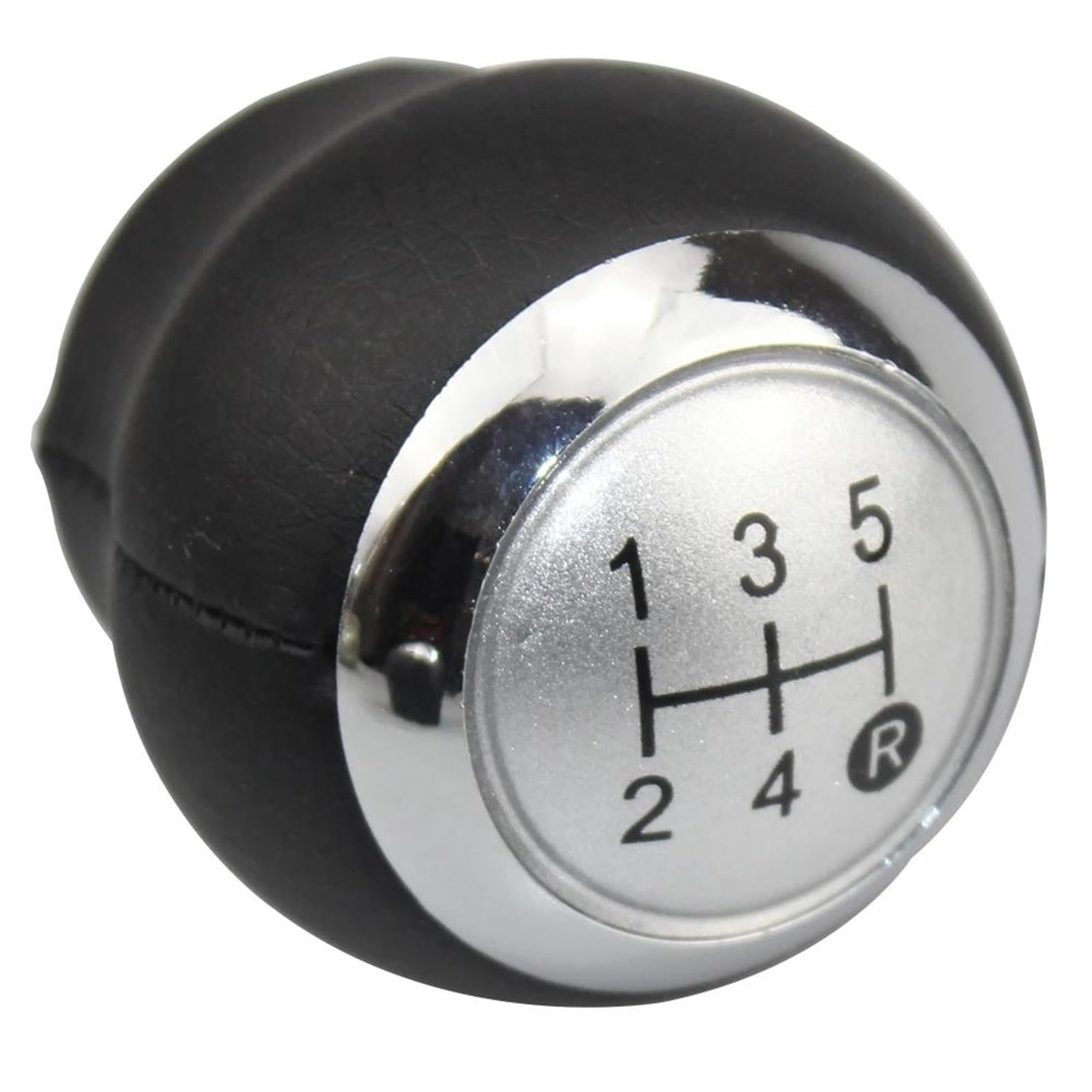 Sunbangoz Silver For Rav4 2013-2019 5/6 Speed Car Gear Shift Knob Lever Shifter Stick Handball(,5 Speed)