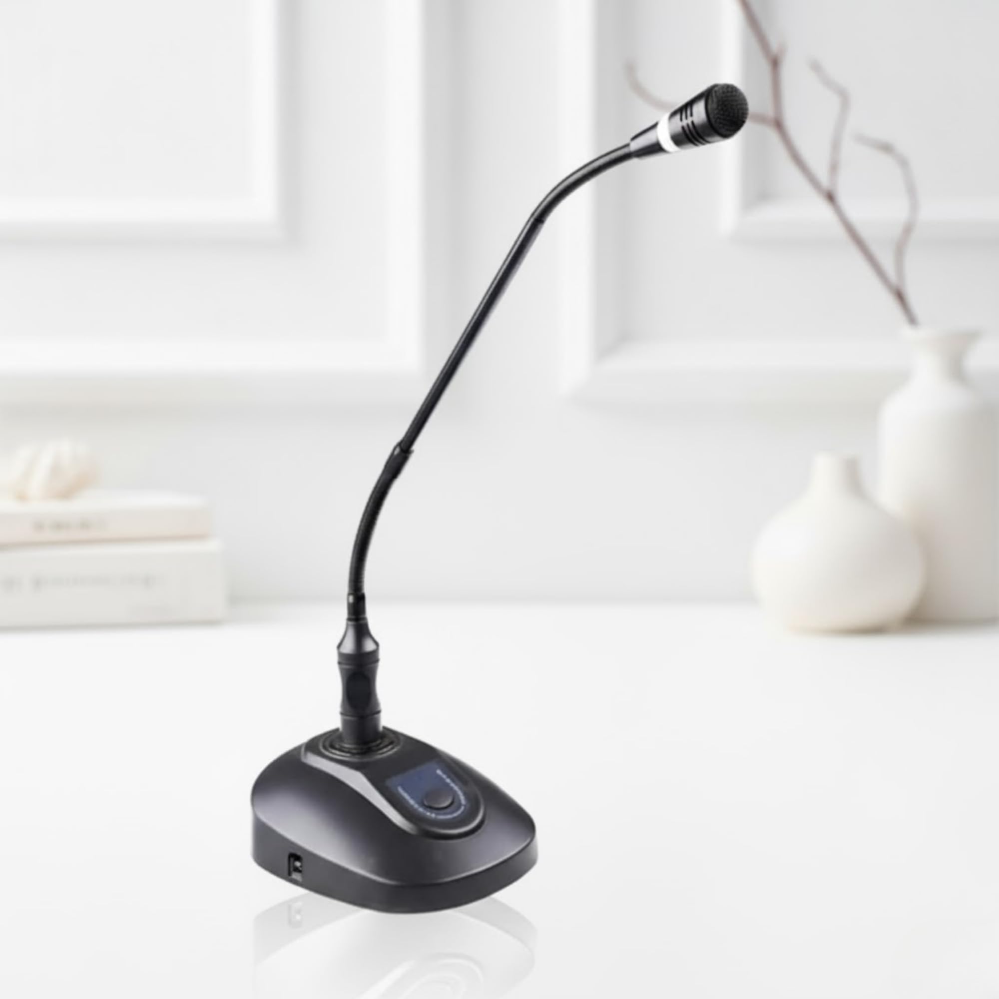 𝓓rumstone (𝟑𝐘𝐄𝐀𝐑 𝐖𝐀𝐑𝐑𝐀𝐍𝐓𝐘) Desktop Conference Microphone Long Gooseneck Mic with Mute Switch Clear Voice Pickup Noise Reduction Sturdy Base Ideal for Meetings, Announcements & PA Systems-image-37
