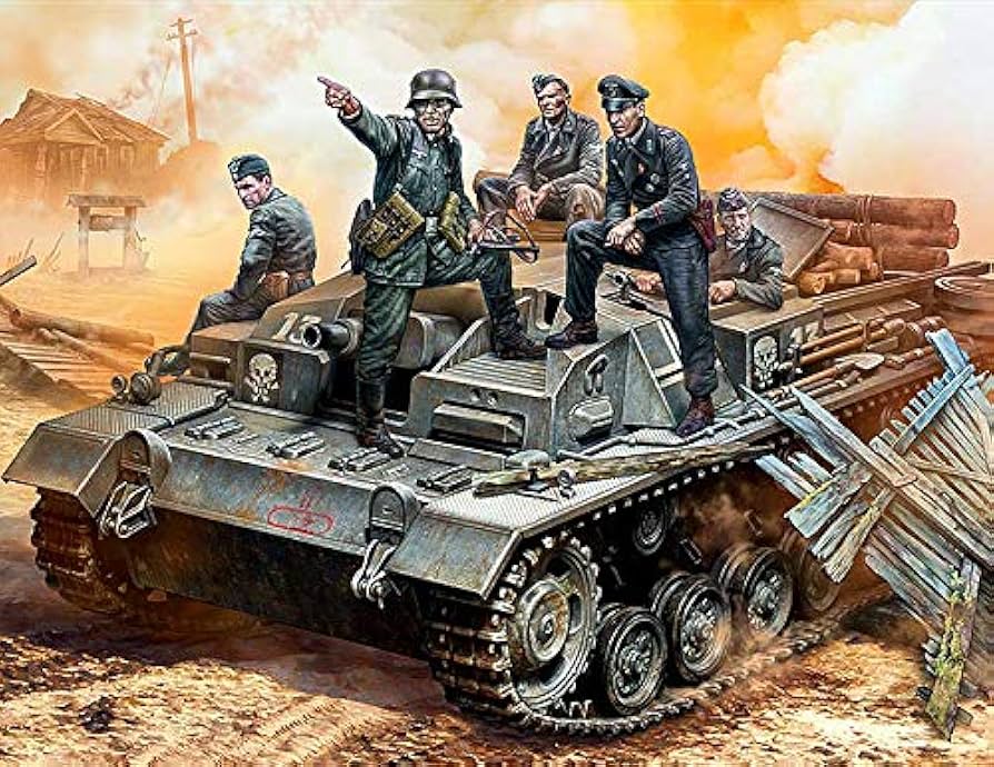 Amazon.co.jp: German Infantry WWII Ella Series 4 Plastic Kit