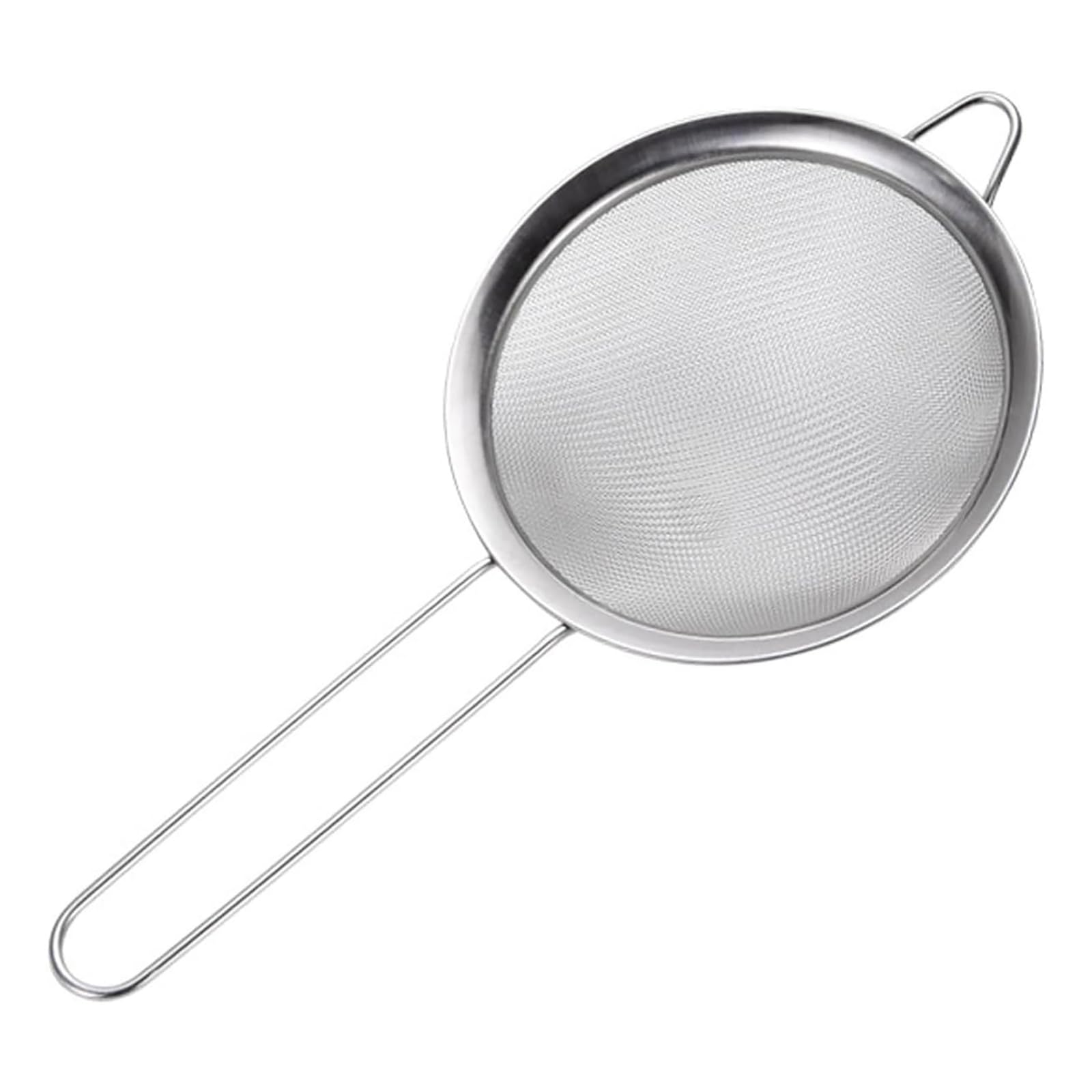 Generic Kitchen Fine Mesh Strainer,Premium Stainless Steel Colander Sieve Sifters,Food Strainer & Flour Sieve, for Sifting Ingredients Flour Pastas Rice Tea (12cm Diameter), CFLS-009411