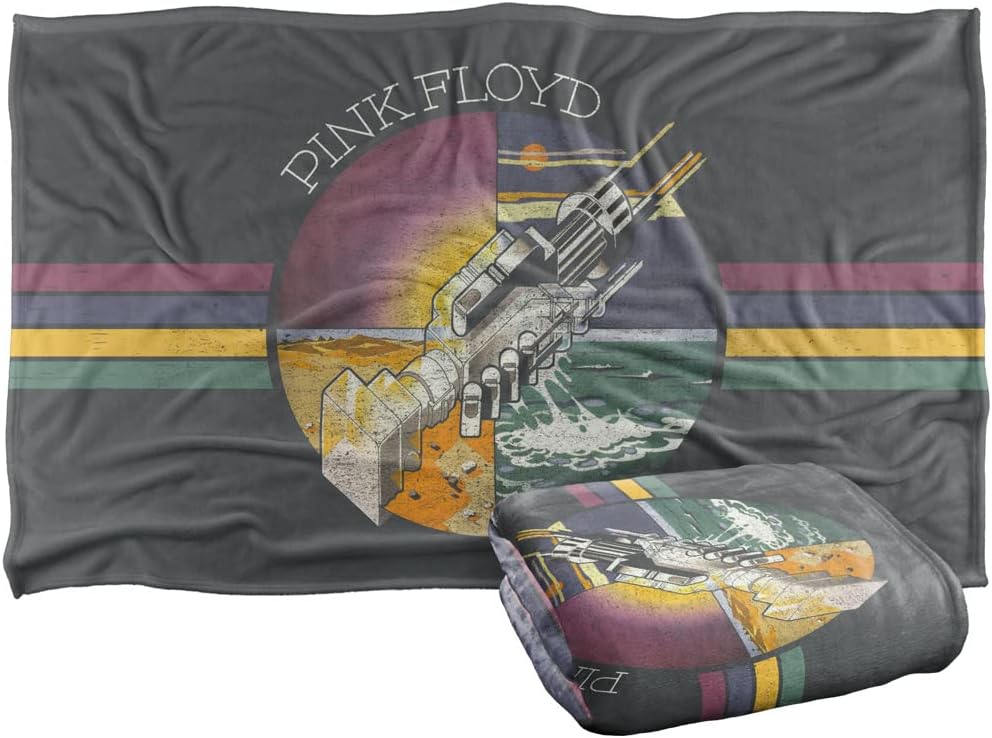 Pink Floyd Blanket, 50"x60", Welcome to The Machine, Silky Touch Super Soft Throw