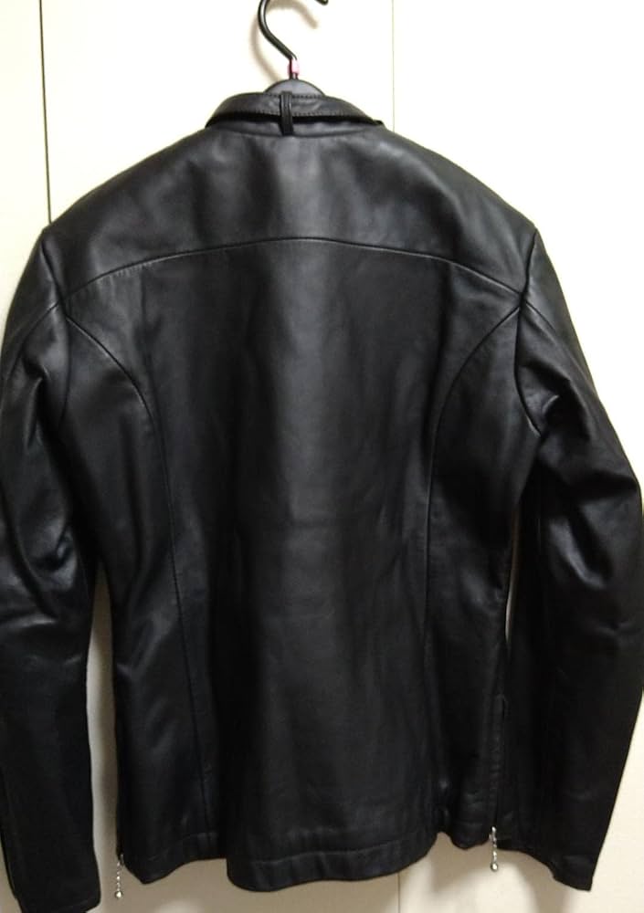 CLEVER DECOR　レディース 牛革 レザー ライダース ジャケット S Amazon.co.jp: Clever DECORレディース ライダースジャケット