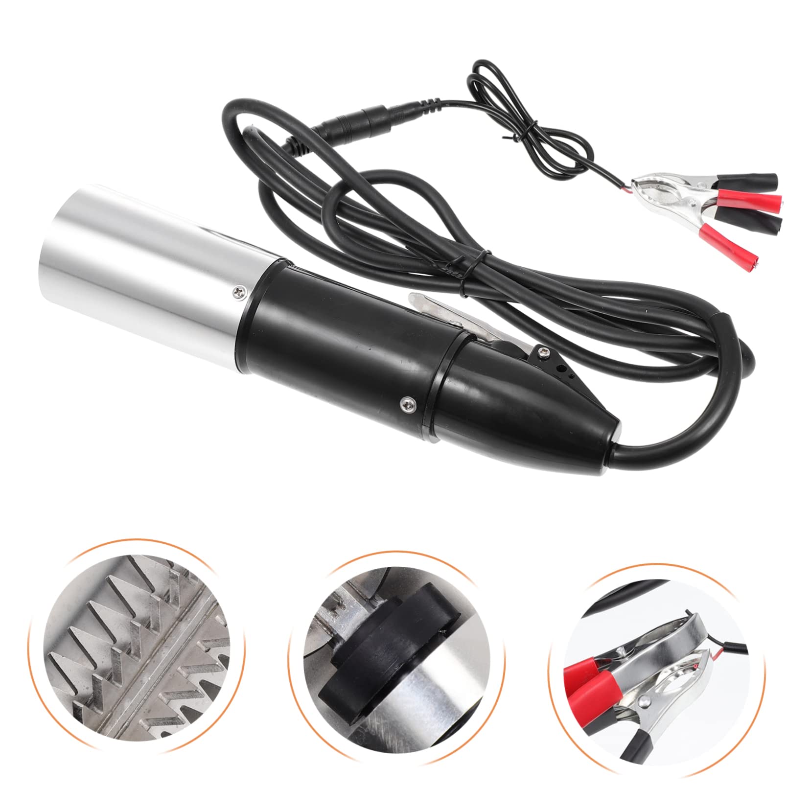 Ciieeo Raspador Eléctrico de Escamas de Pescado Portátil Motor de Acero y Batería de Litio, Fácil de Limpiar Dañar la Textura del Pescado, Adecuado para Carpas y Peces de Agua Dulce