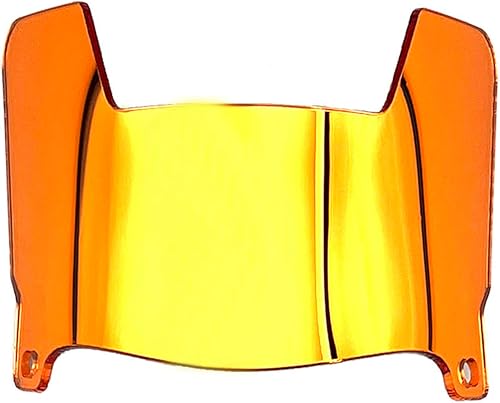 Miniatura 2 de Visera de casco de fútbol mini transparente con clips de ajuste universal para coleccionistas y exhibición