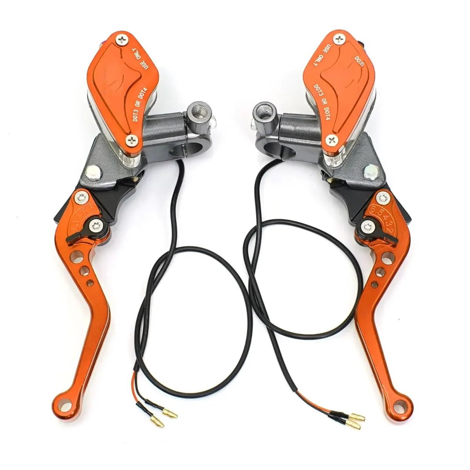 OAPNCBVY Universal Motorcycle Hydraulic Clutch Lever Brake Master Cylinder Pumpfit Fit for Street Pit Bike Motocross Moped Dirt Rear Brake Pump Forward Brake Pump