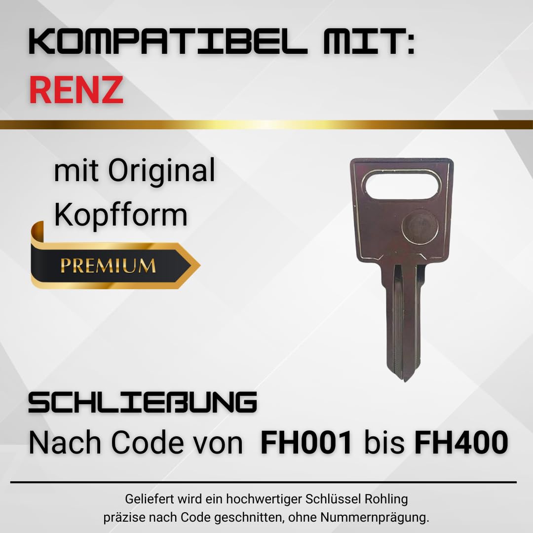 rean ページ RENZ/JU/RONIS Yedek Anahtar - Kilit FH222 - Orijinal RENZ/JU/RONIS