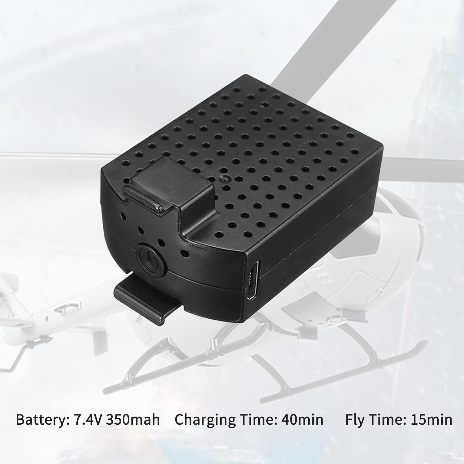 GoolRC 7.4V 350mAh Battery for C186 Pro RC Drone Helicopter : Toys & Games