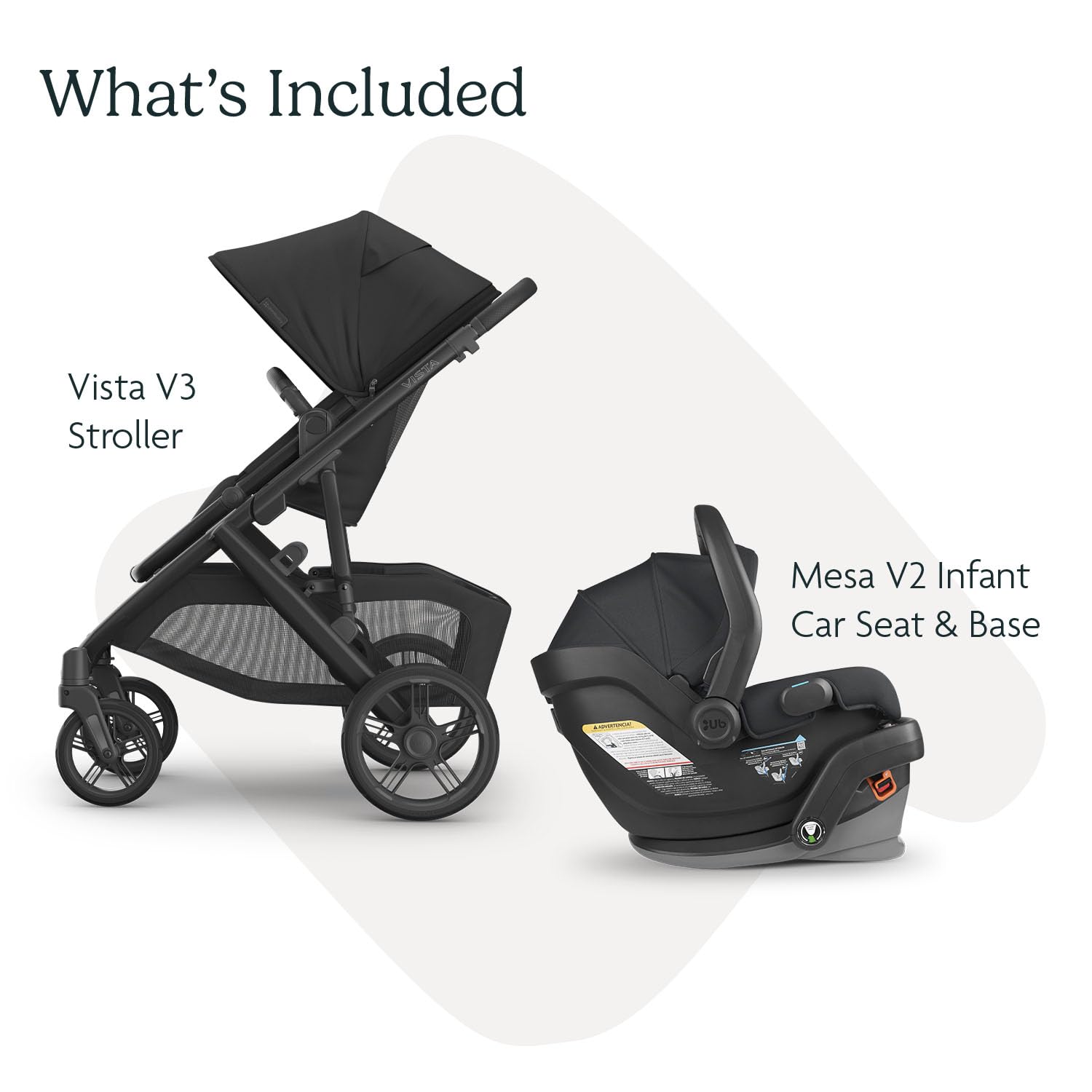 UPPAbaby Cruz V2 Travel System Stroller Mesa V2 Car Seat - Main Image