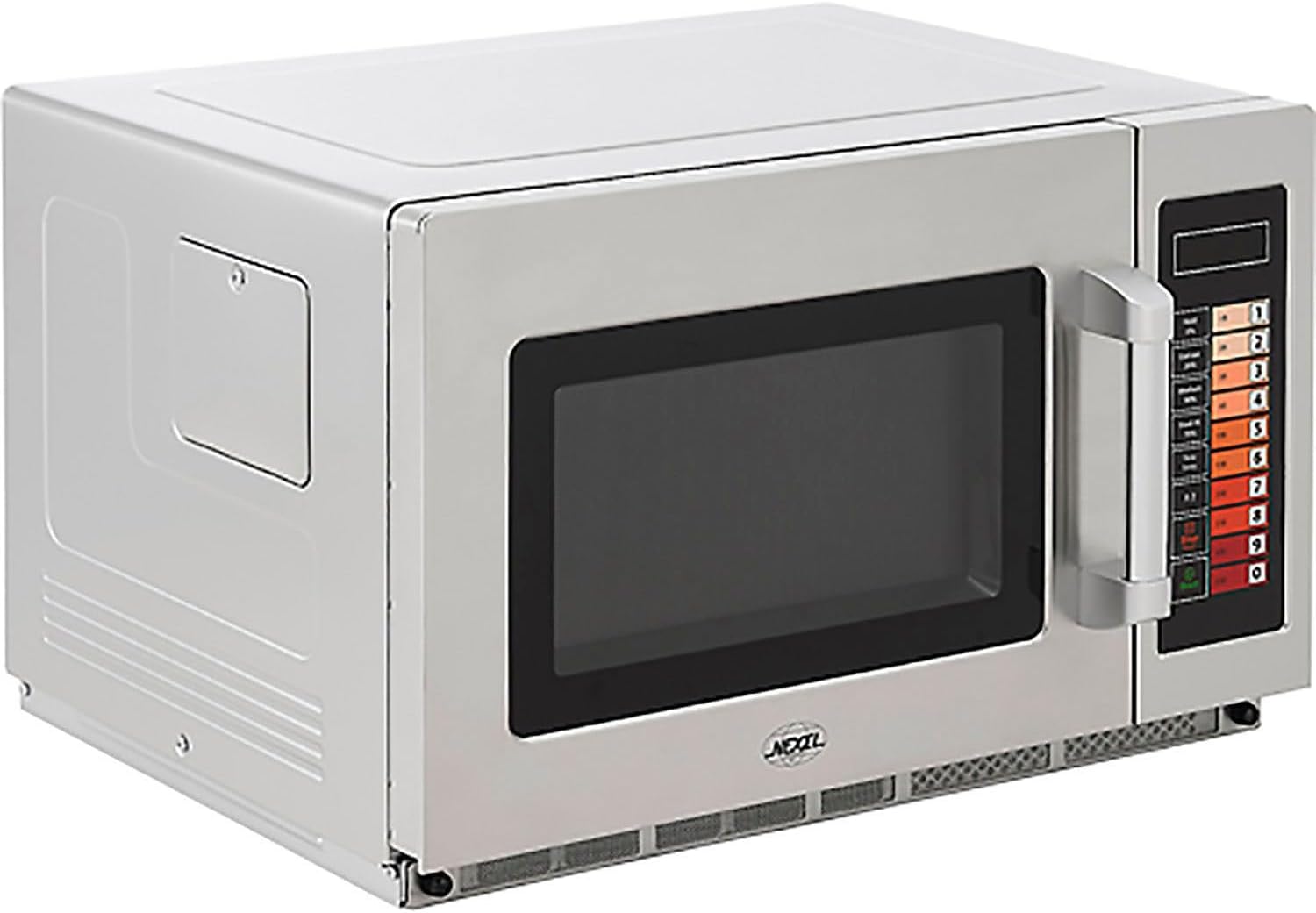 Global Industrial 243325 Nexel Commercial Microwave - 1.2 cu. ft. - 1200W - Keypad Control - Silver
