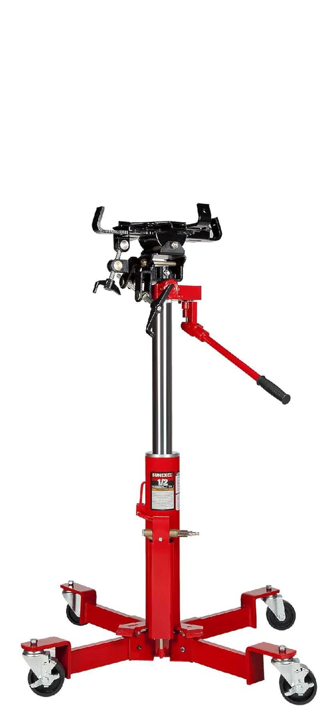 Sunex 7796 1000-Pound Air and Hydraulic Telescopic Transmission Jack & Arcan Underhoist Support Stand
