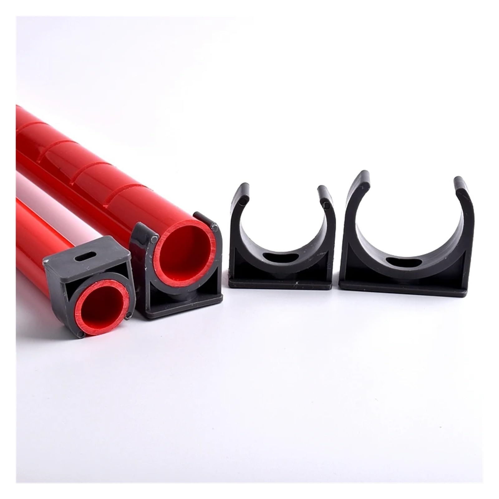 Rohrschellen aus PVC-Kunststoff