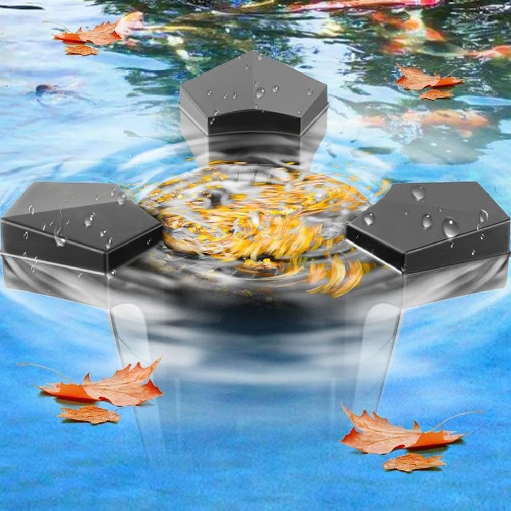 FURLOU Skimmer Flotante para Estanque,