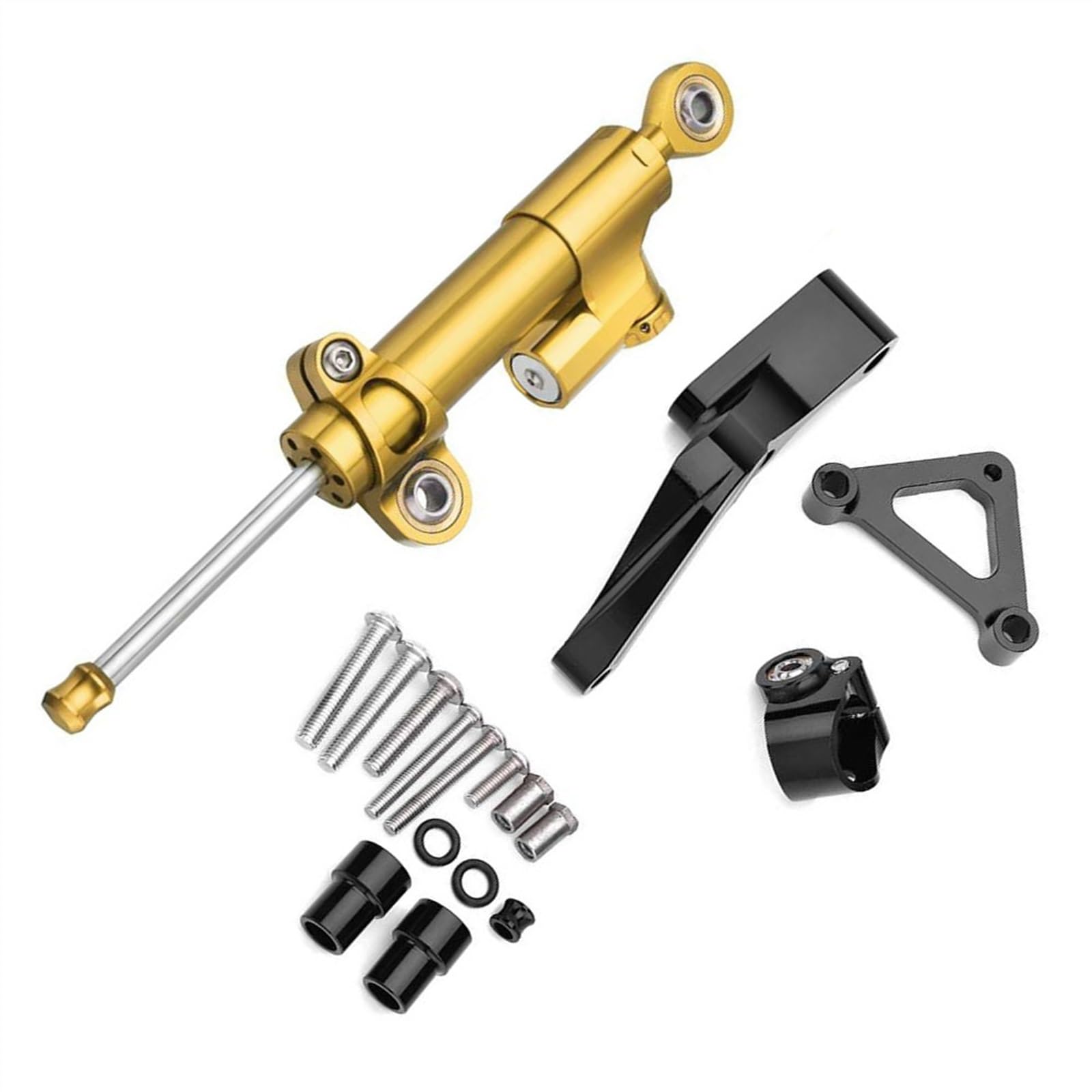 Ammortizzatore Di Sterzo Per Ducati Hypermotard 796 2008-2024 - Nero, Alluminio CNC | Stabilizzatore Moto - Foto 6