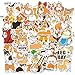 Produktbild BLOUR 50 Stück/Packung wasserdichte PVC Tiere Hunde Corgis Aufkleber Skateboard Koffer Graffiti Fahrrad Wasserflasche Aufkleber Kinderspielzeug