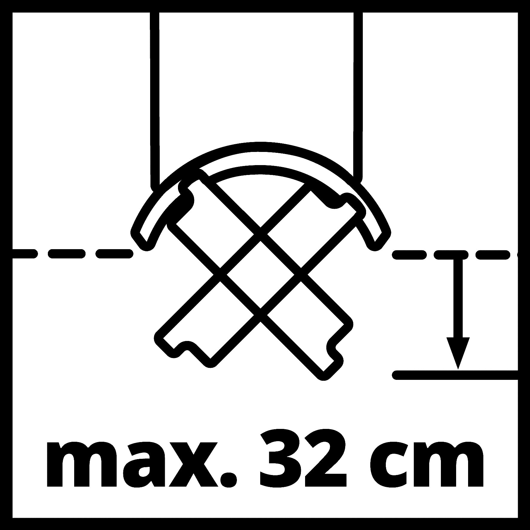 Einhell Motobineuse à Essence GC-MT 4280 (4,1 KW, Largeur de Travail 89 cm, Profondeur de Travail maximale 32 cm, cylindrée 212 cm³, boîte de Vitesses avec Marche arrière)
