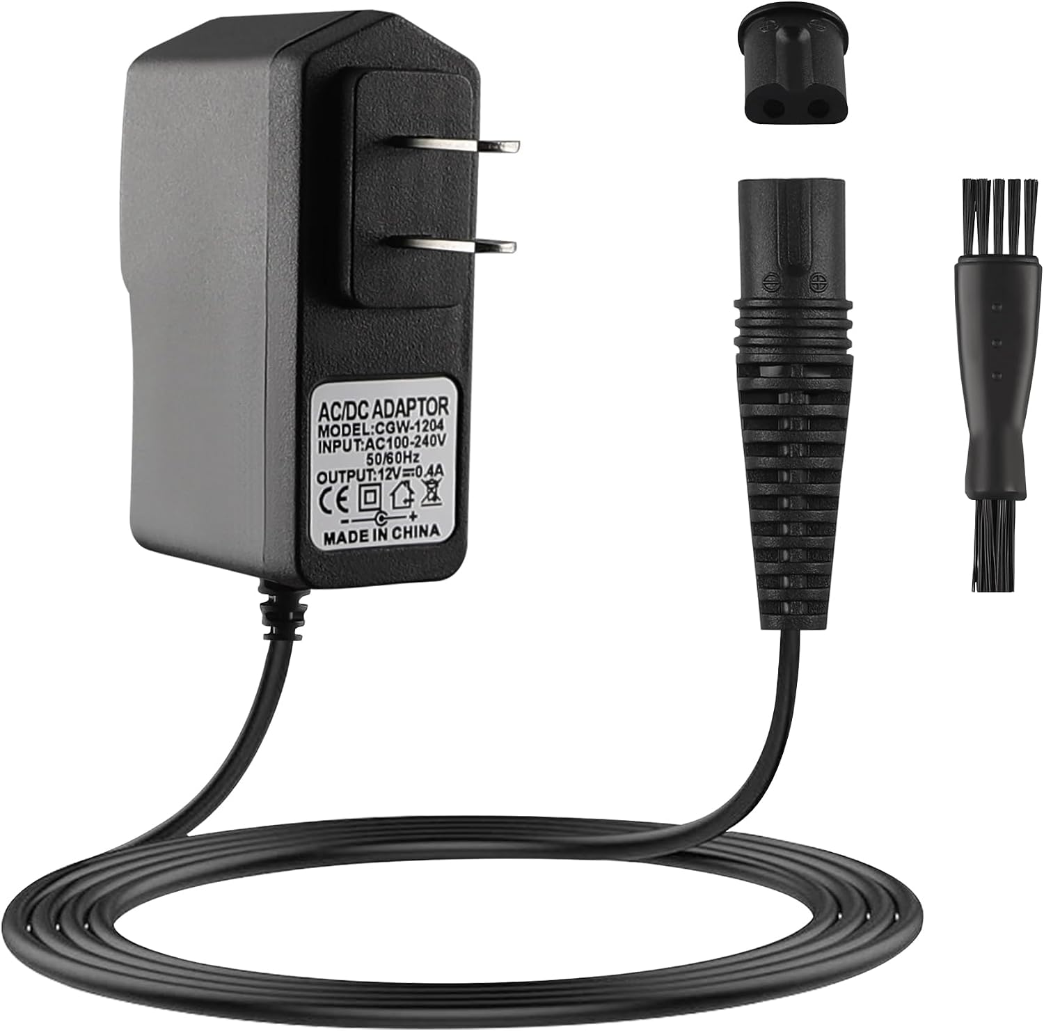 12V Charger for Braun Shaver 9 8 7 6 5 3 1 XT5 Series, Power Cord for Braun S3 S6 S7 S8 S5 S9 S1 Electric Razor 3040s 340s 9385cc 370 720 760cc 790cc 720s-4 7865cc 9090cc 9330s 5018s (5Ft)