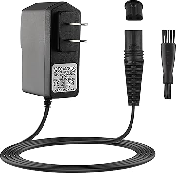 12V Charger for Braun Shaver 9 8 7 6 5 3 1 XT5 Series, Power Cord for Braun S3 S6 S7 S8 S5 S9 S1 Electric Razor 3040s 340s 9385cc 370 720 760cc 790cc 720s-4 7865cc 9090cc 9330s 5018s 5Ft