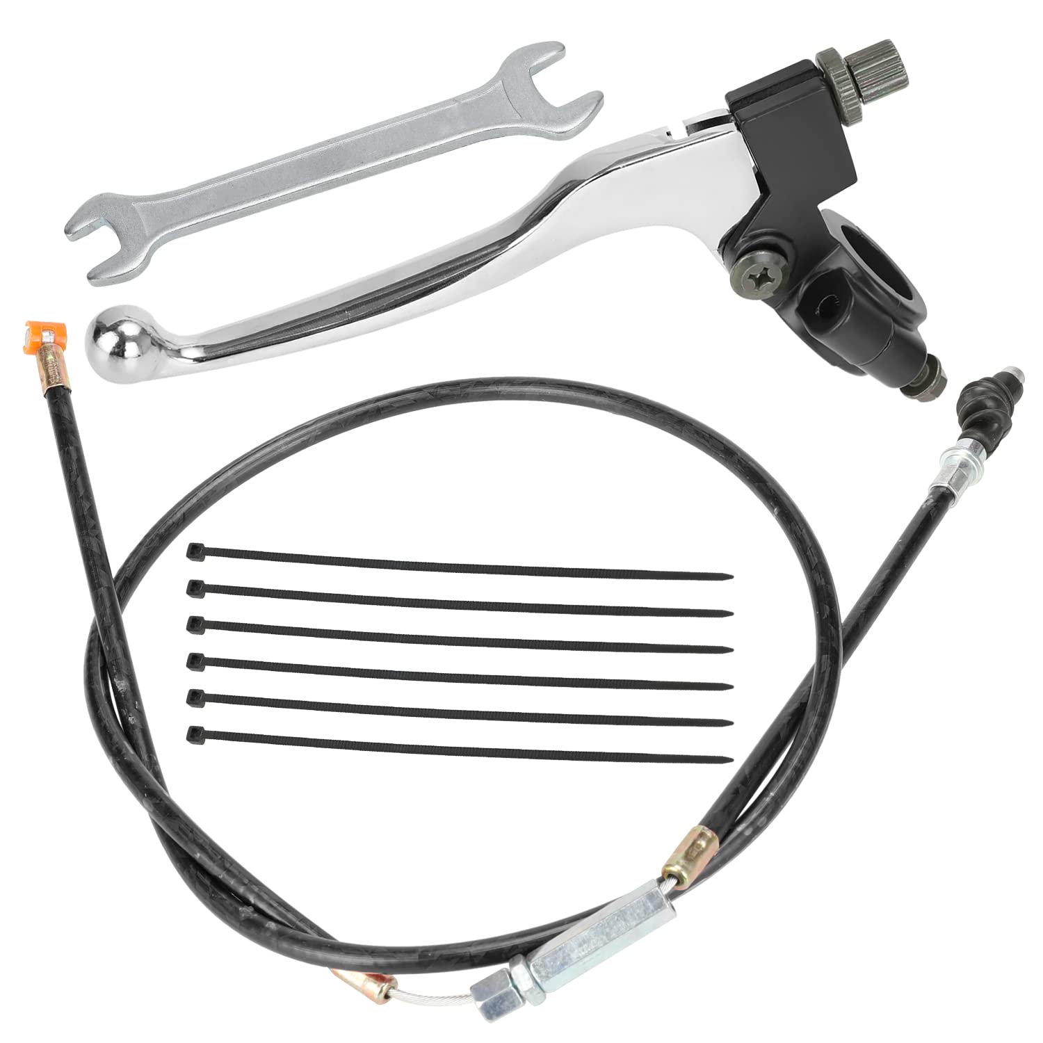 YOXUFA7/8 Handlebar Left Clutch Lever and Cable for 50cc 70cc 90cc 110cc 125cc 250cc SSR RFZ SDG Tao Tao DB17 DB27 Coolster Baja Apollo DB007 Lifan Xpro Thumpstar Kayo Xmotos Loncin Dirt Pit Bikes