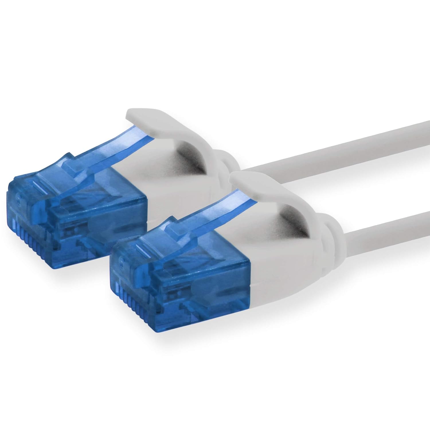 Cavo Di Rete Cat.6 Slim 1m Grigio - 10 Pezzi | Diametro 3.6mm, 1000 Mbit/s, Per Router, PC, Smart TV - Foto 11