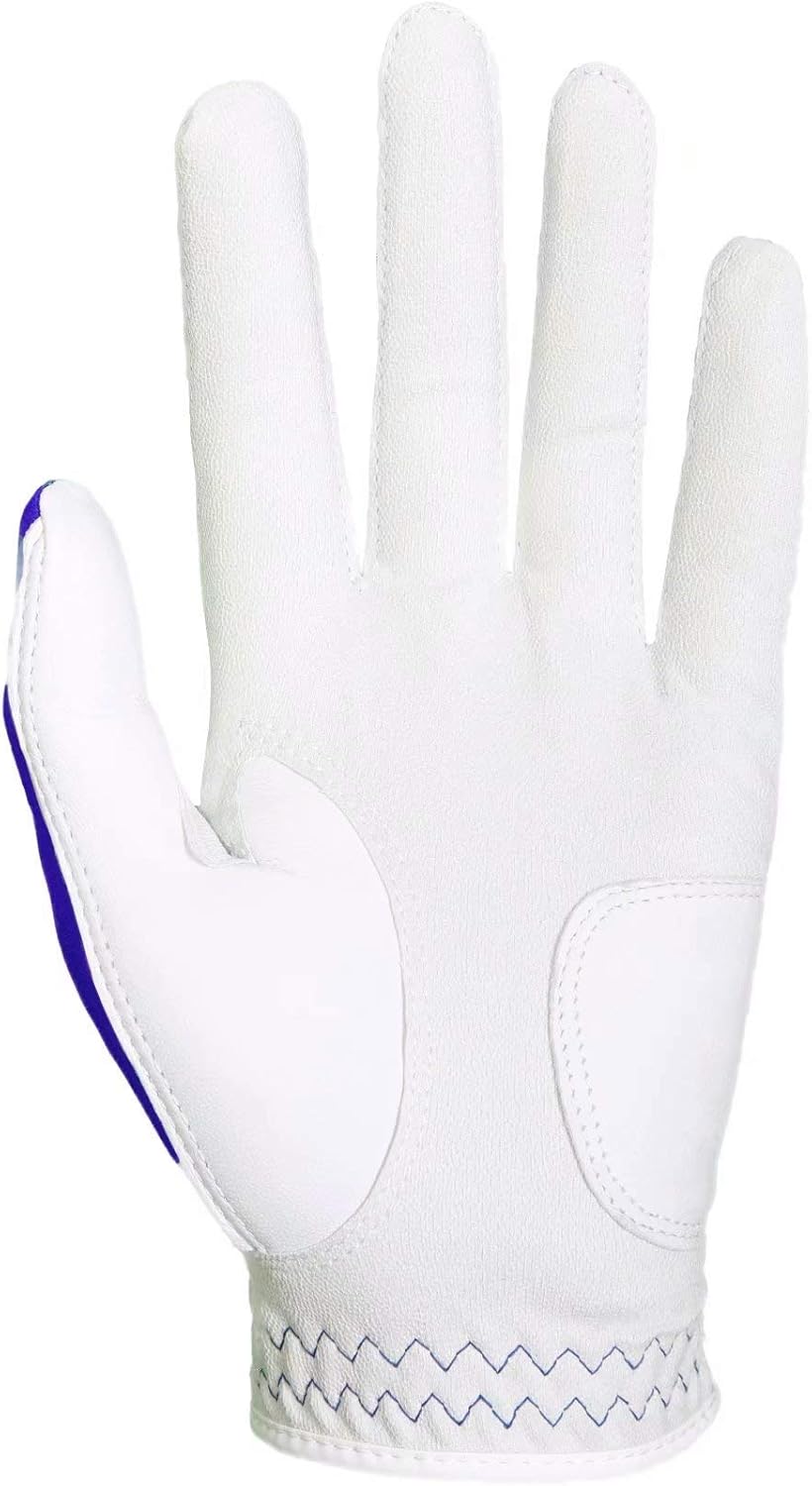 Men's Golf Glove High Grade Leather Two Pack（Two Left Hands Or Two Right Hands Or One Pair） Six Colors to Choose from Red/Blue/Navy Blue/Sky Blue/Coffee/Beige