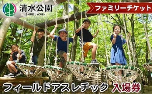 [清水公園]フィールドアスレチック入場券 ファミリーチケット[No.044]