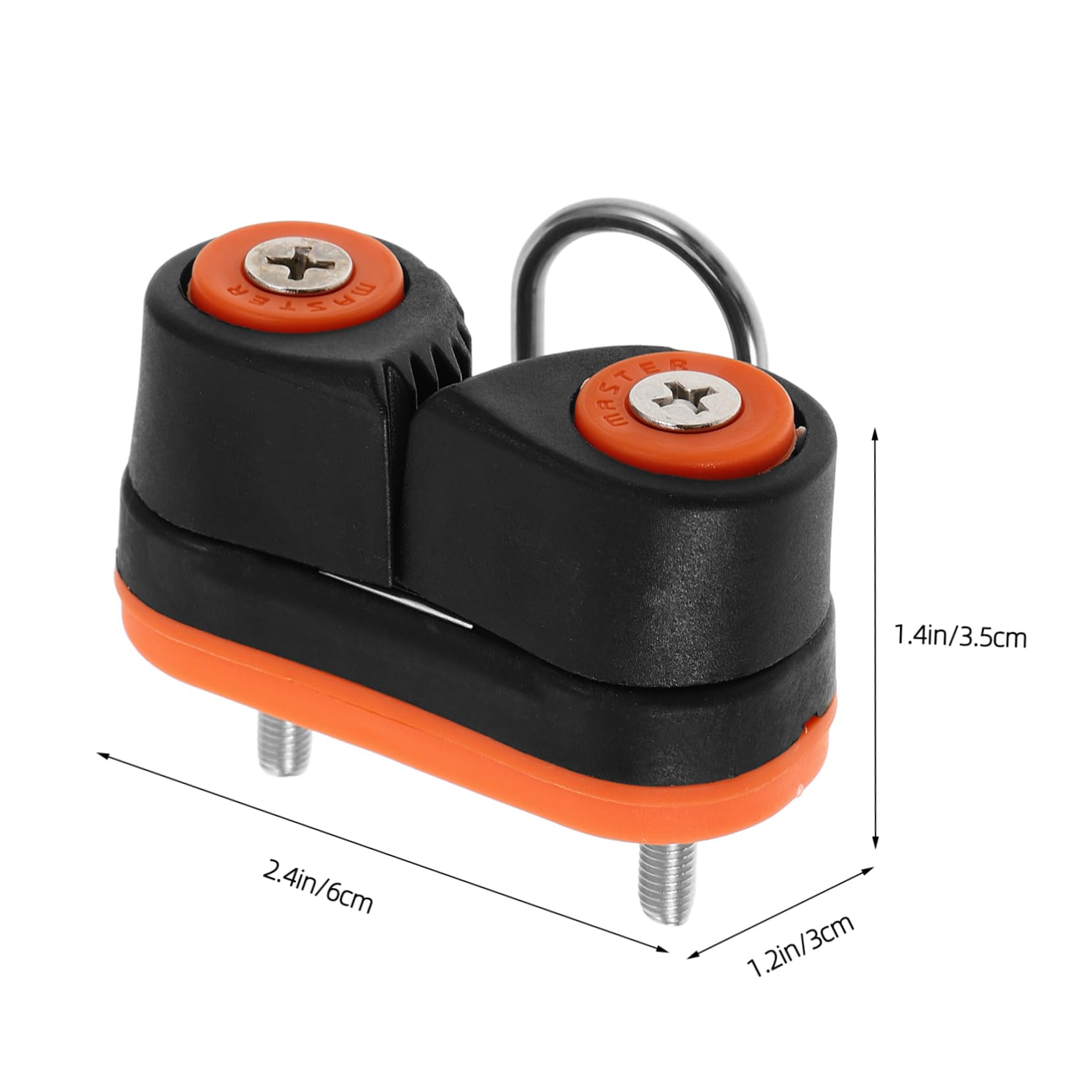 Hemoton Nylon Cam Cleat Roller Rope Clamp Fast Entry Rope Cleat for Fitness Supplies Durable Double Nylon Design for Efficient Rope Management Home Gym and Sailing Applications