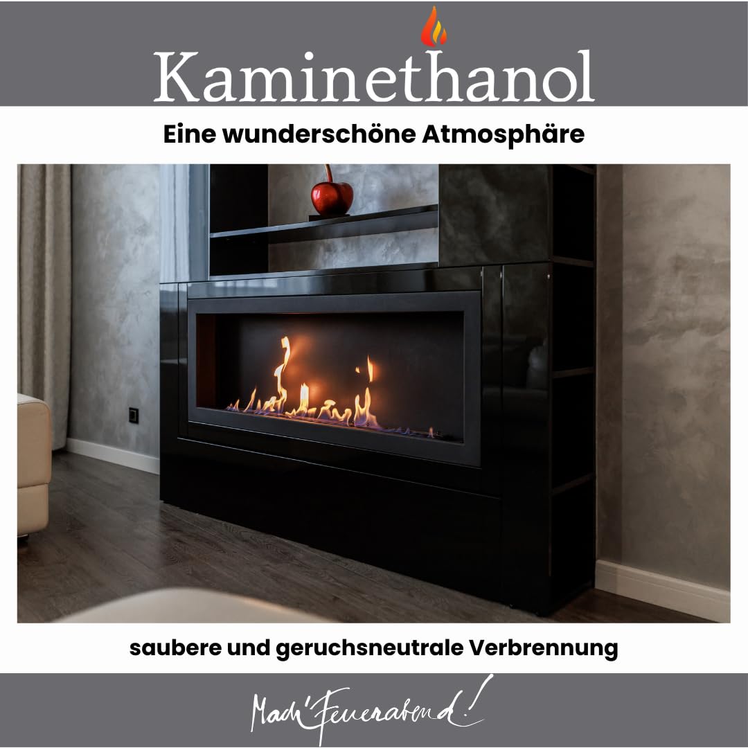 30 L Bioethanol 100% Ethanol 30 Liter Bio Alkohol für Kamin mit Ausgießer in 10 L Kanister