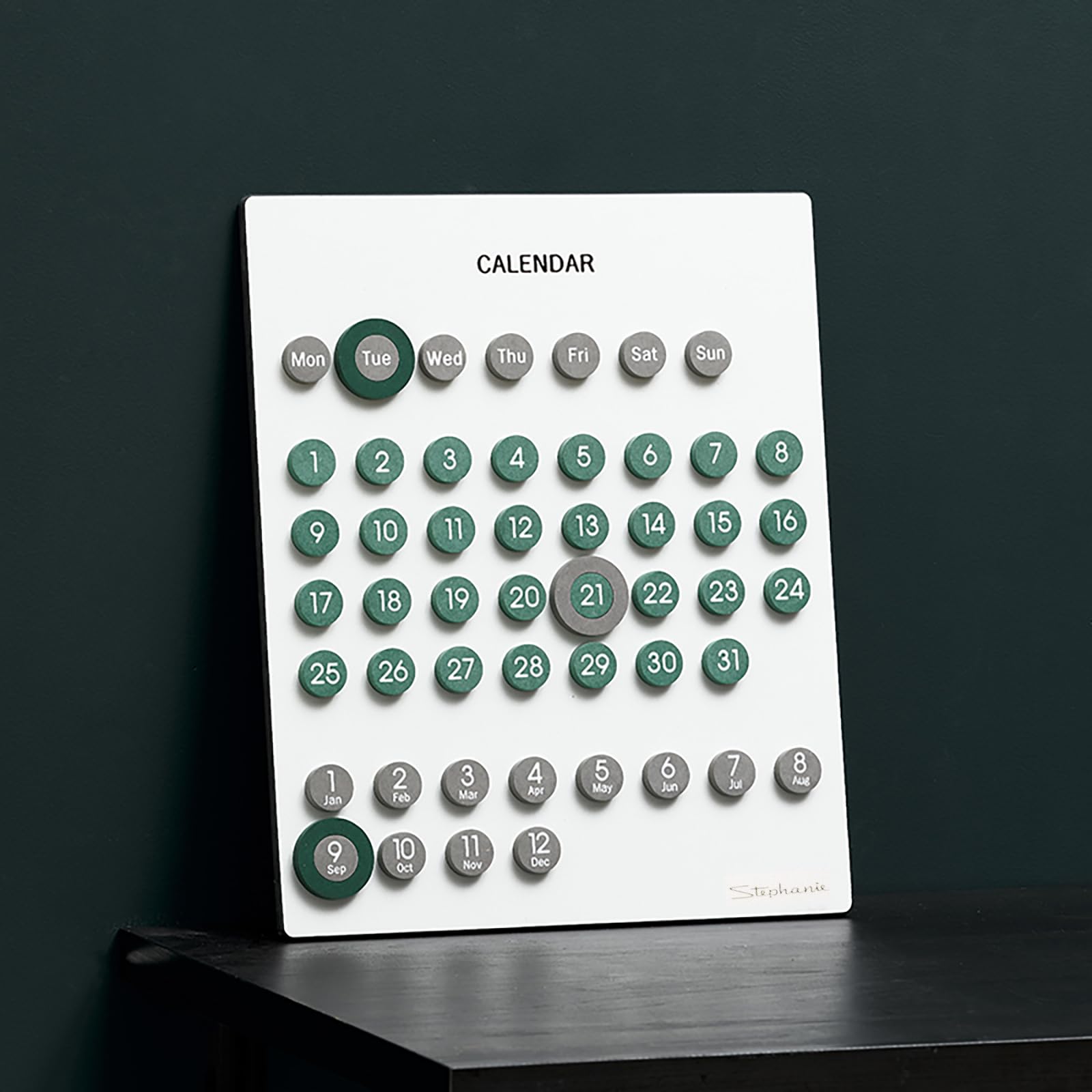 カレンダー・スケジュール Ring a Date Perpetual Wall Calendar Perpetual Ring-A-Date Wall Calendar by Euroway / Extra Rings