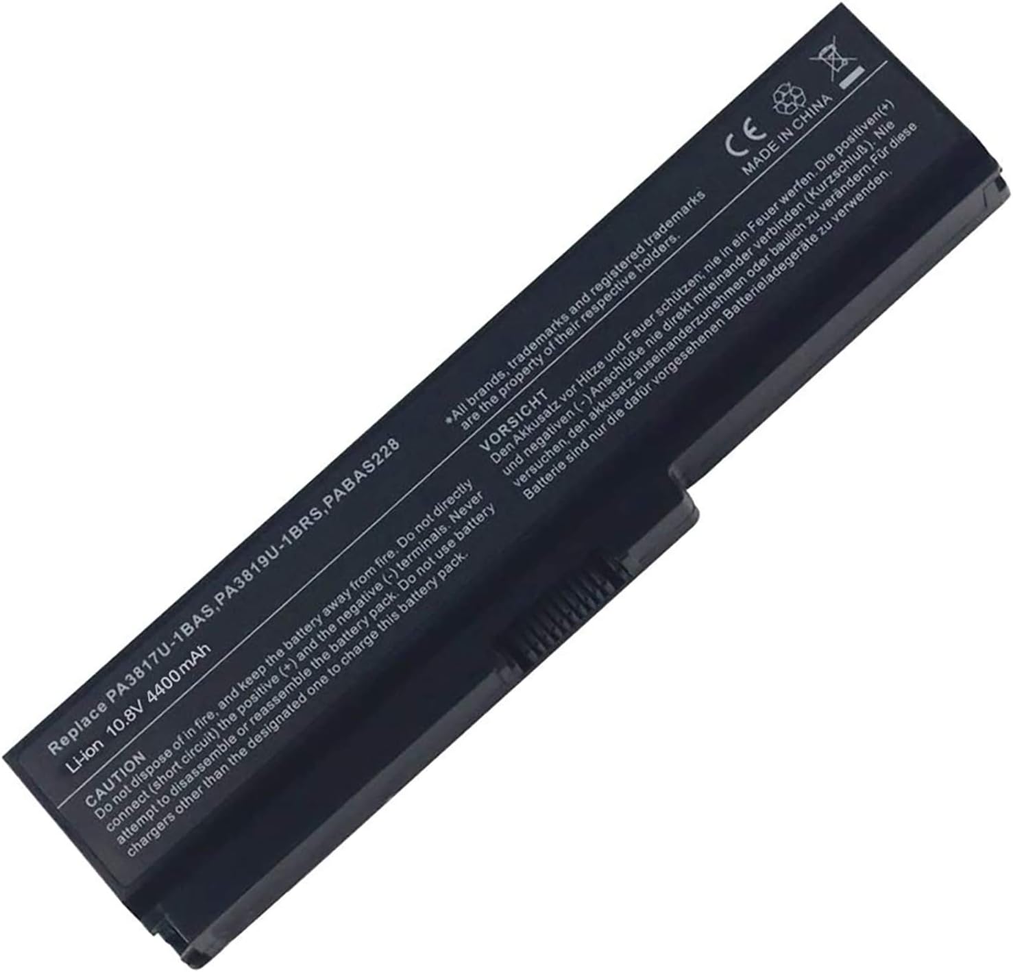 Exxact Parts 6 cell New Battery compatible with Toshiba Satellite PA3817U-1BRS C650 C655 C660 C670 P750 P770 M800