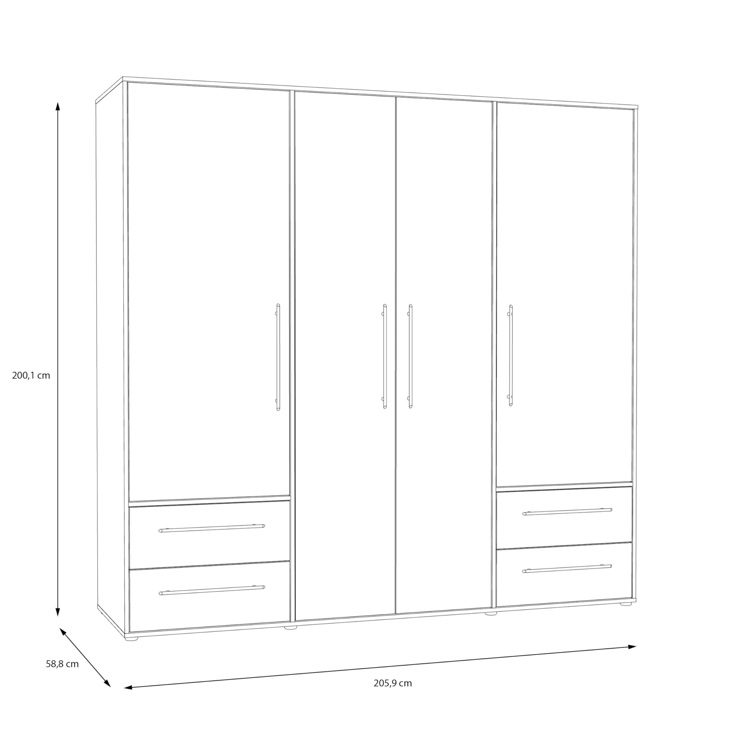 Forte Jupiter Schrank 200 210 – Bild 4