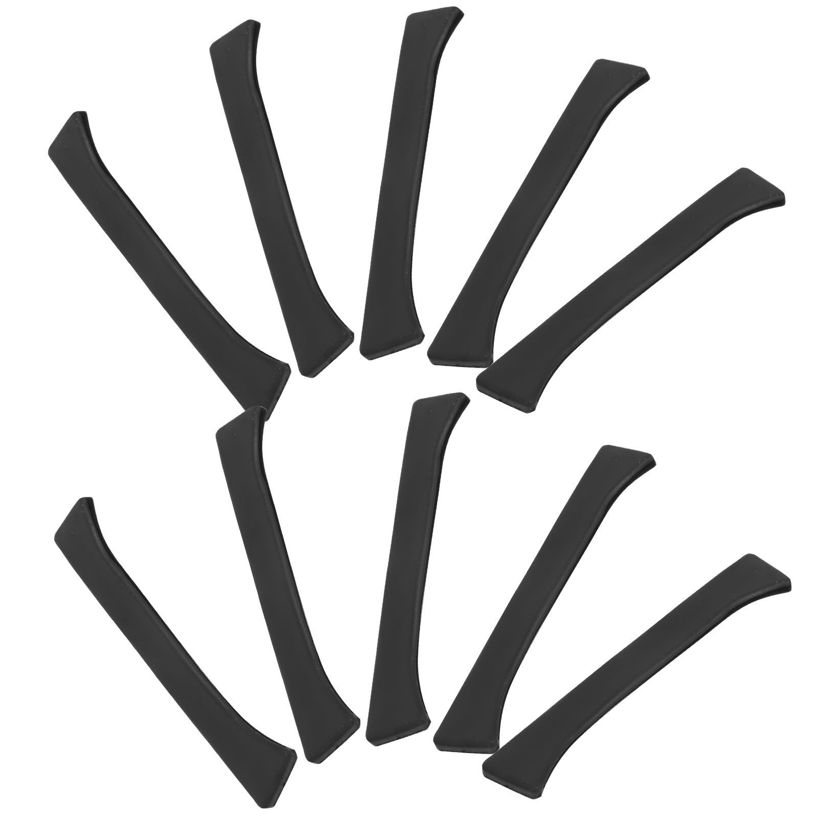 SHINEOFI Plastic Covers with Moisture Resistance and Versatile Use Black 10pcs Protective Head Sheaths for Logging and Fieldwork Outdoors