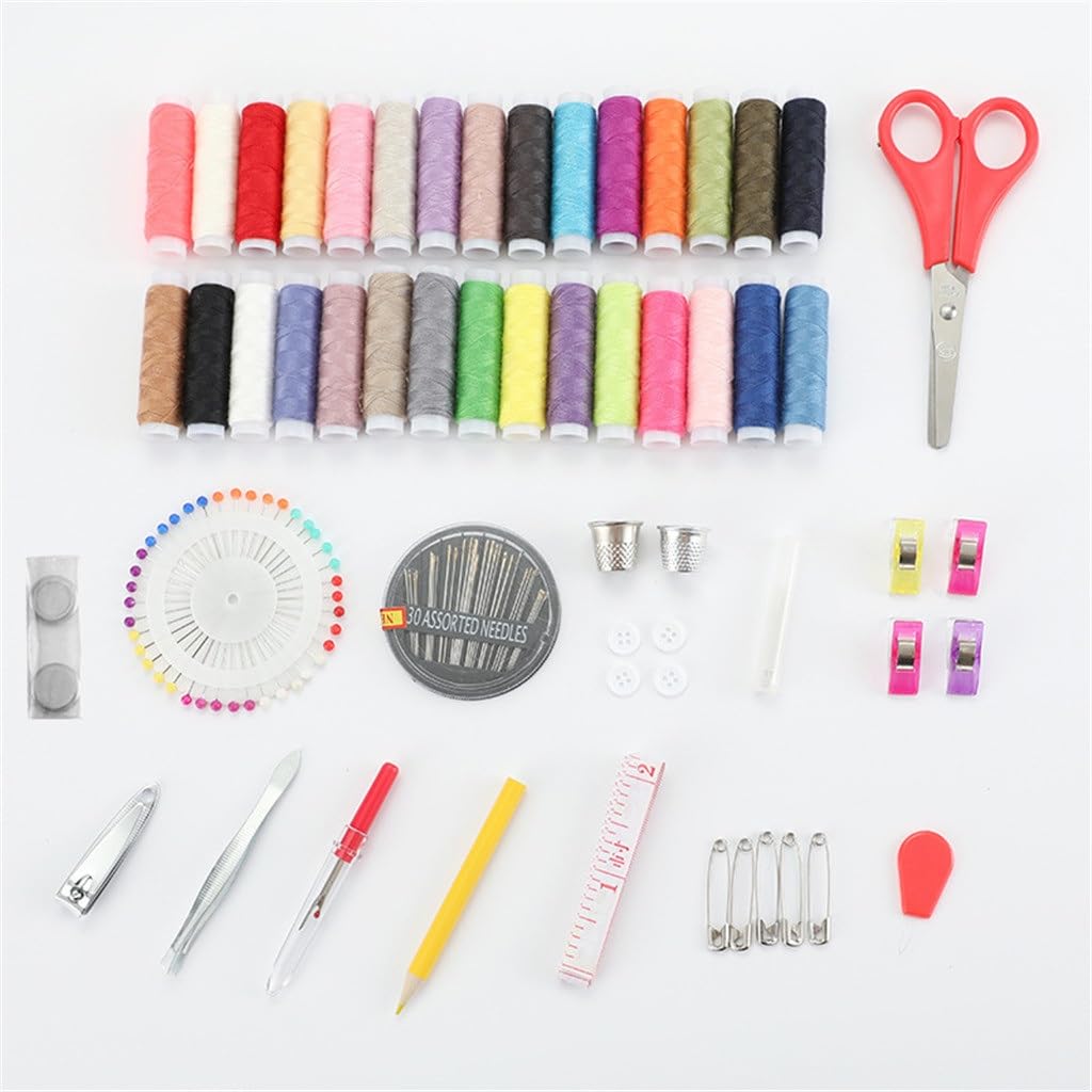 Juego de Costura portátil para el hogar Kit de Costura para el hogar Caja de Costura Juego de Herramientas de Costura