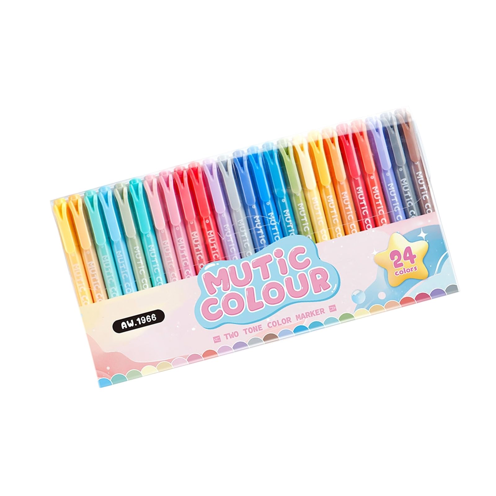 Xinsheinelry Multifunctional Highlighters Set Double-Head Highlighter Marker Fluorescent Pen Bible Marker Pen