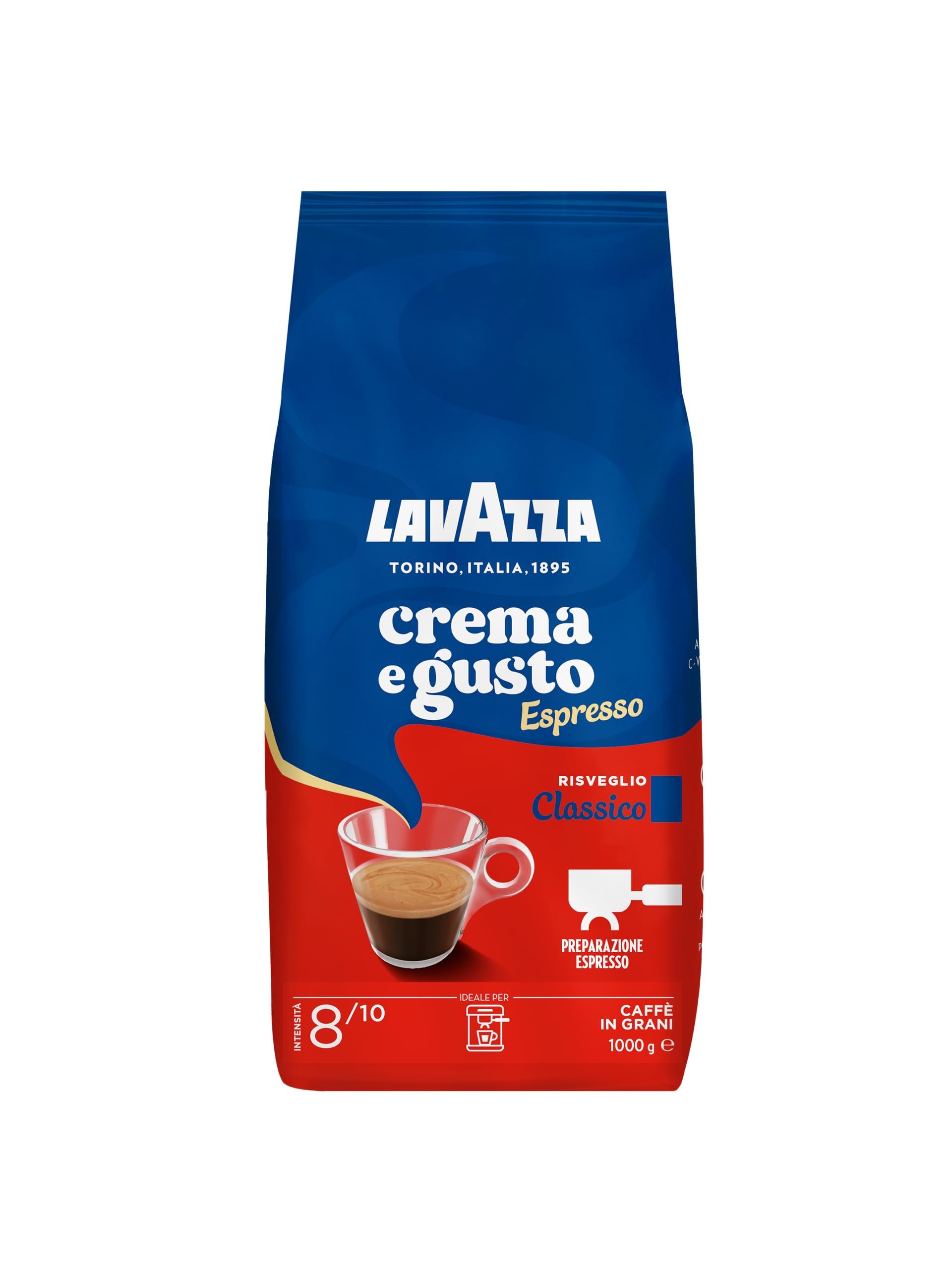 Lavazza Crema E Gusto Classico Coffee Beans 1 kg