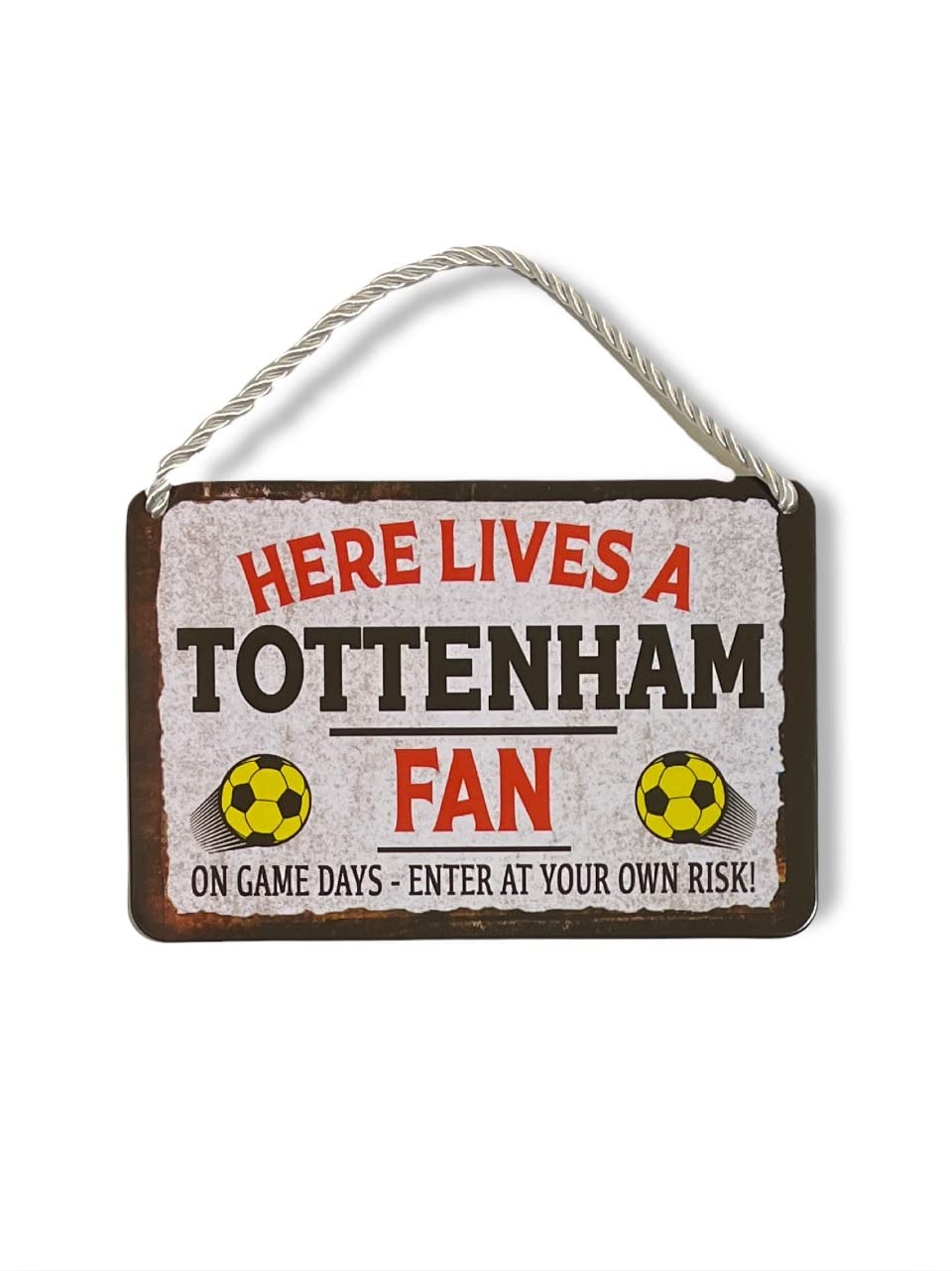 Retrostar Color May Metal Tin Sign - Tottenham Football Soccer Sports - Wall Plaque Retro Vintage 18X12 Cm Decorative Sign - For Bar Pub Dining Room Kitchen Bedroom Office Garage - Funny Stylish Gift Small