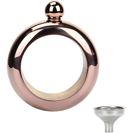 NOPNOG Armreif-Flachmann 100ml - Edelstahl Whisky Flasche Als Schmuck Getarnt