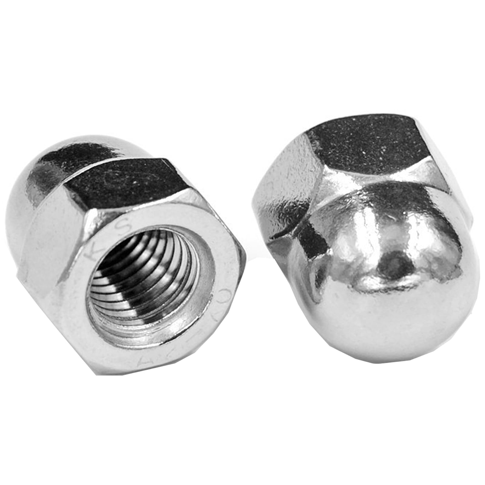Yesmin 4 Pcs M12 Dome Nut,304 Stainless Steel,For Industry,Power,Hardware,Equipment,Etc