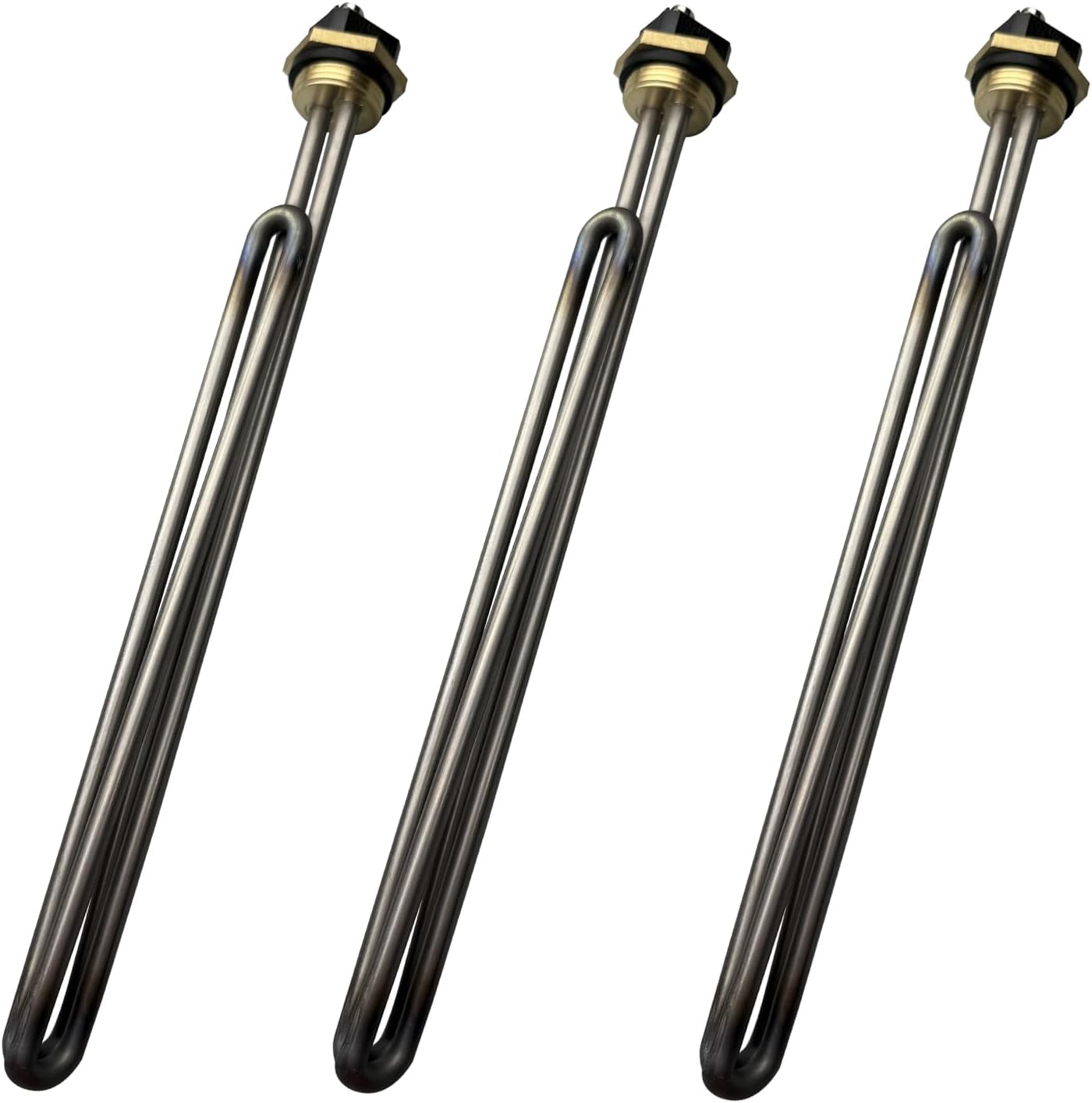 3pcs Titanium HE 90240 Screw-In Water Heater Element Suitable For Eco 27,Eco 36 Tankless Water Heater,9kw 240V Heating Element Replaces He 80240 RC04709024S SGB-2903 HA-P004 (3pcs he90240)