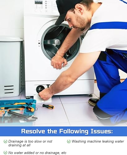 Miniatura 5 de Drain Motor Pump Fit for LG WM3600HWA WM3600HVA WM3700HRA WM3400CW WM3700HVA WM3700HWA WM3500CW, Replaces EAU63743803 NTWC021S03, DC26V 1.7A 45W