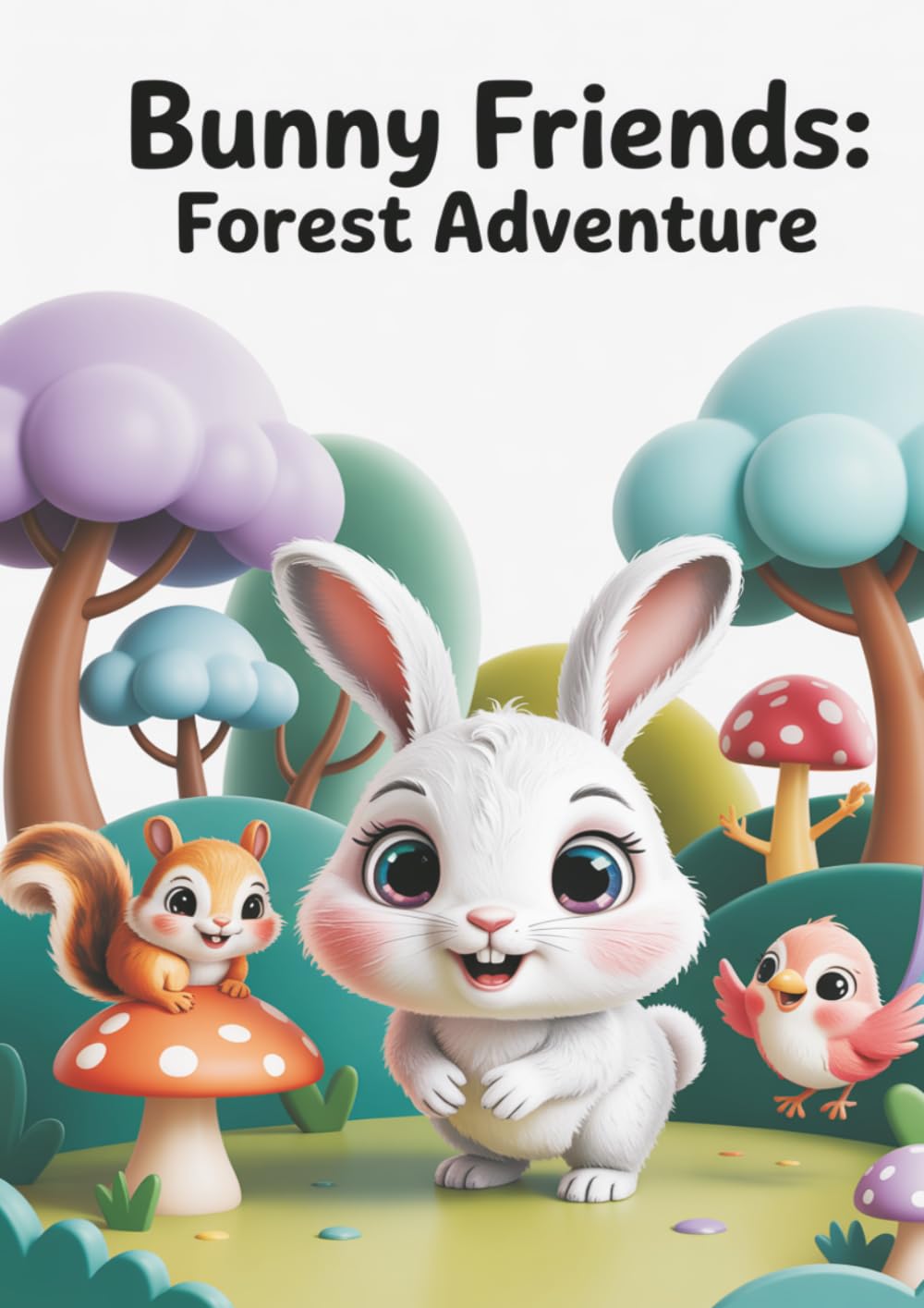 Bunny Friends: Forest Adventure: A Fun and Gentle Adventure Coloring Book for Kids (Bunny Friends Coloring Book Series)