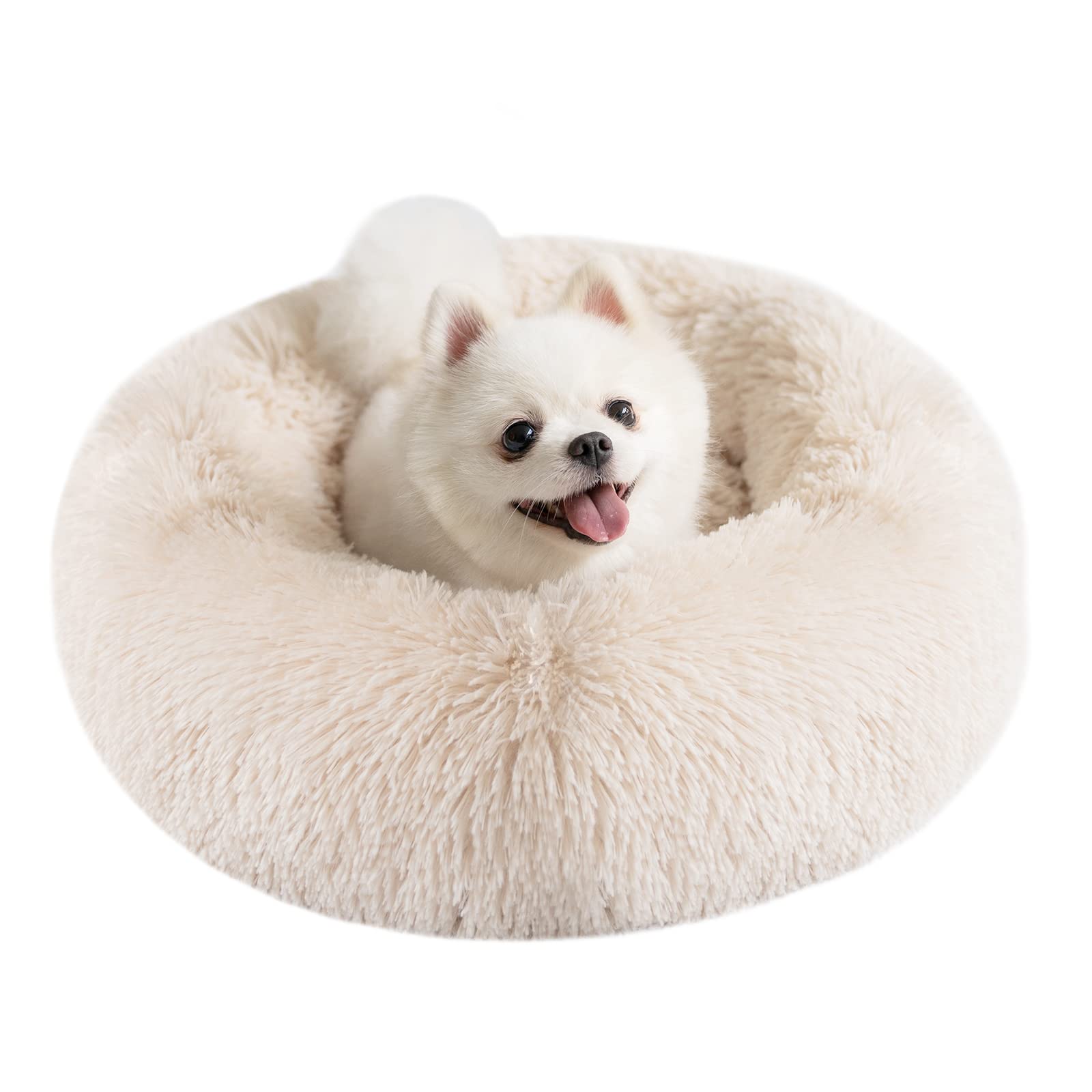 Amazon.co.jp: Epochtech 猫 ベッド 犬 ペットベッド 丸型 犬用ベット