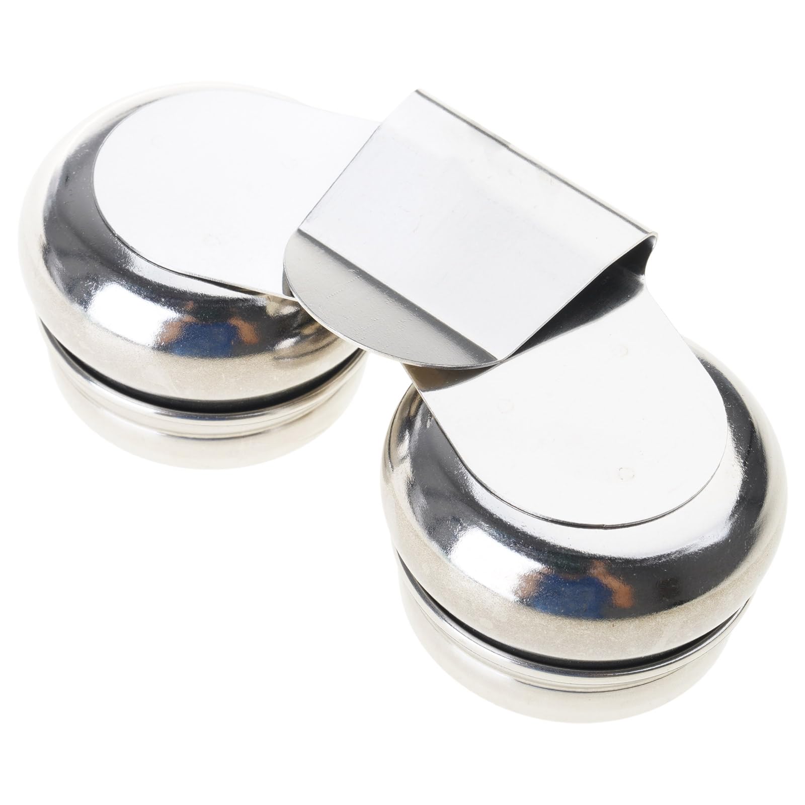 Double Dipper Painting Pots Container Palettes Cup Metal Pallete Oil Paints Art Supplies for Drawing Large Mouth Oil Paint Container Double Dipper Palette with Lid and Clip