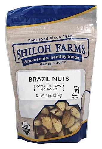 Shiloh Farms - Nueces orgánicas de Brasil crudas - 11 onzas