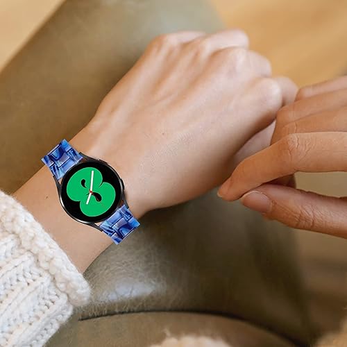 Miniatura 4 de SPINYE Correa compatible con Samsung Galaxy Watch 66 ClassicGalaxy Watch 55 Pro  44 Classic  3 1.614 in  Active 2, correa de repuesto de resina