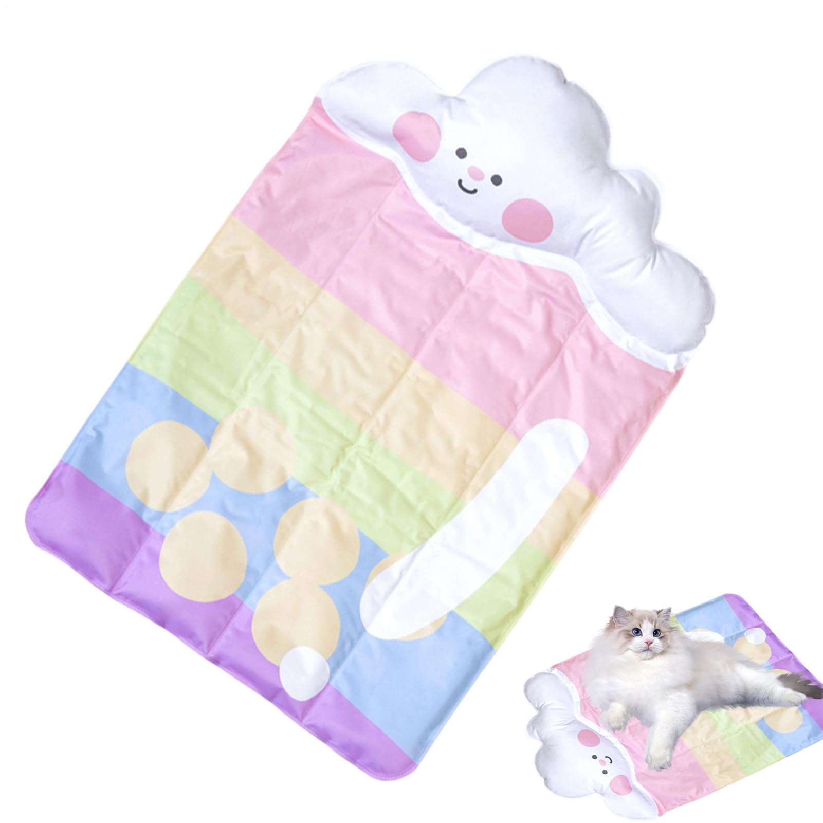 Tapis de refroidissement pour chien, coussin de gel rafraîchissant intérieur L